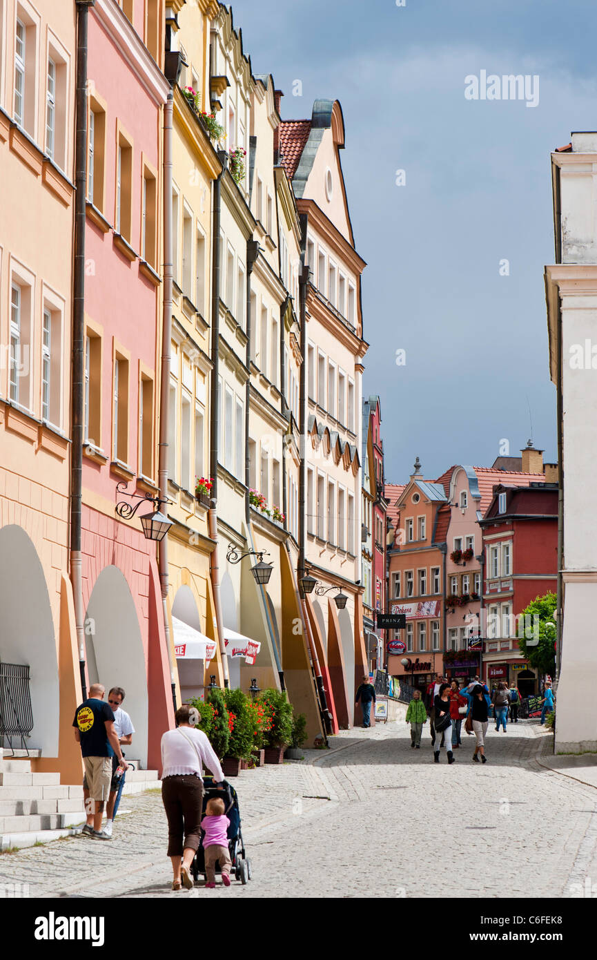 Old Town in Jelenia Gora, Lower Silesia, Poland Stock Photo