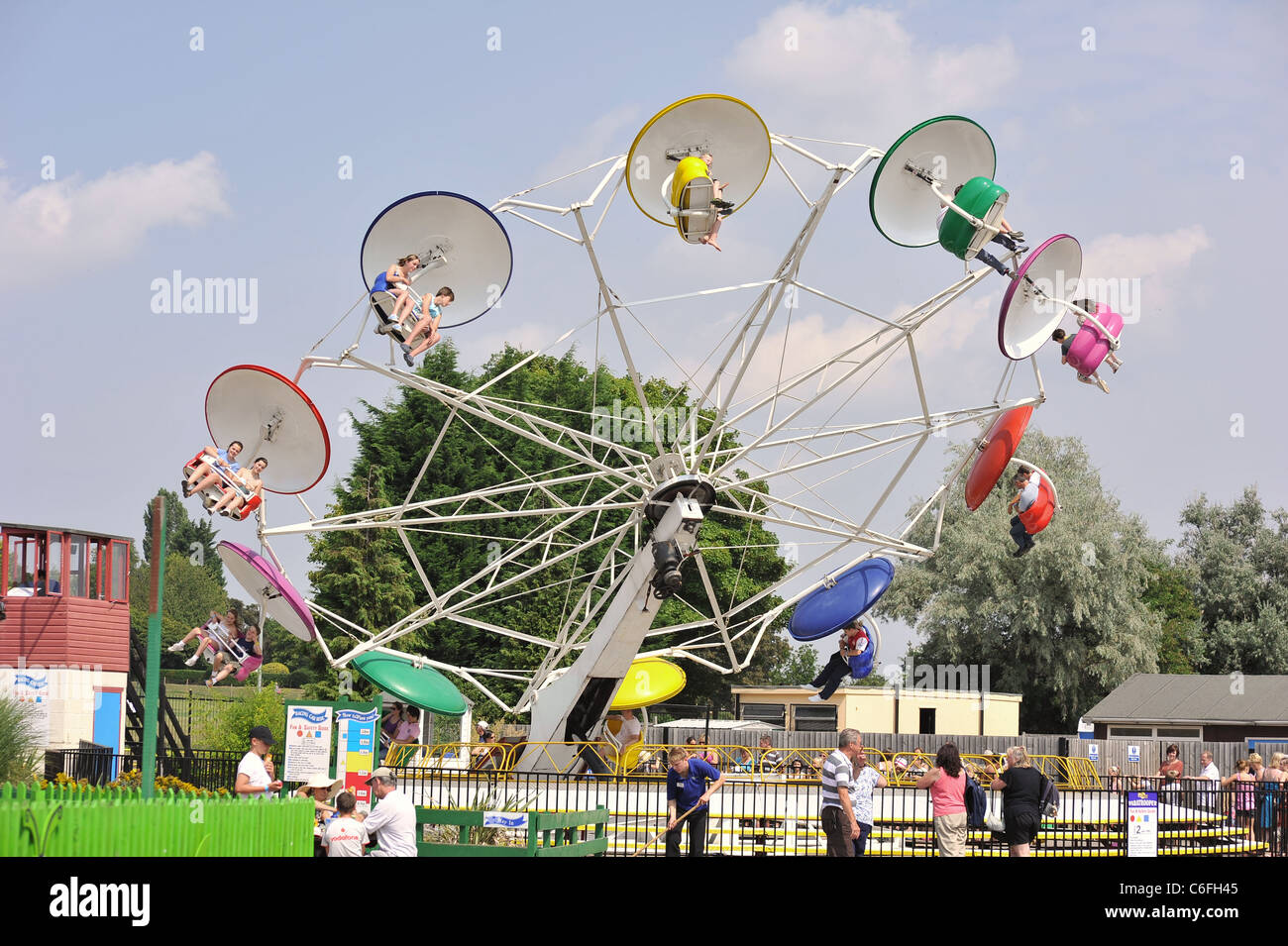 One of the Rides at Wigsteed Park Stock Photo - Alamy