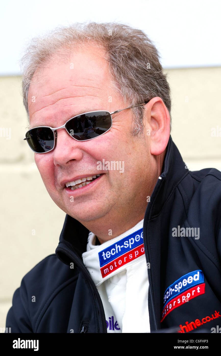BTCC  British Touring Car Championship racing car driver John George. Stock Photo