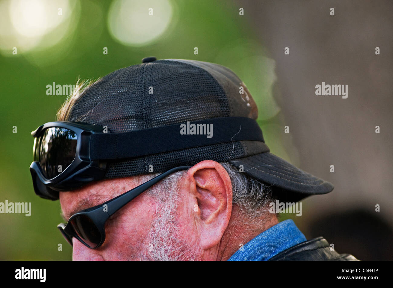 Leather motorcycle cap Clearance