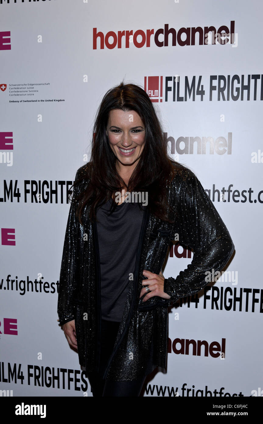 Kate Magowan attends the UK Premiere of A Lonely Place to Die at the Film 4 Frightfest, The Empire Leicester Square, London on 2 Stock Photo