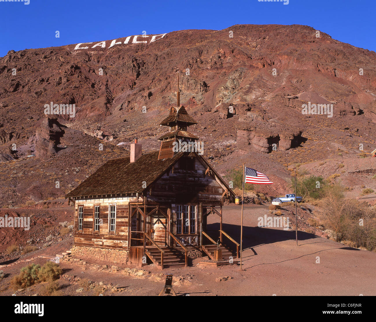 Old School House, Calico Ghost Mining Town, Barstow, San Bernardino