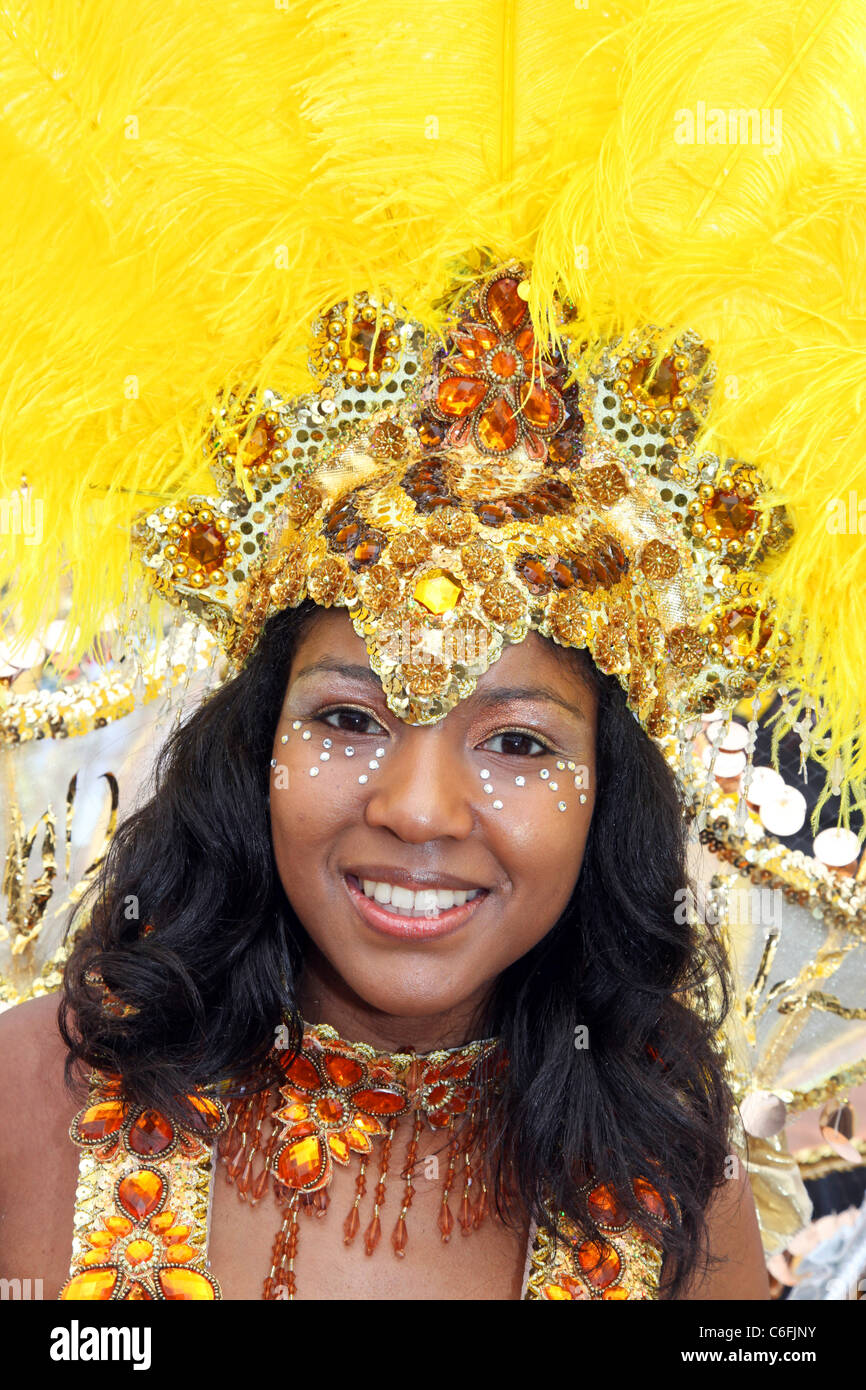 Women Notting Hill Carnival Wearing High Resolution Stock Photography ...
