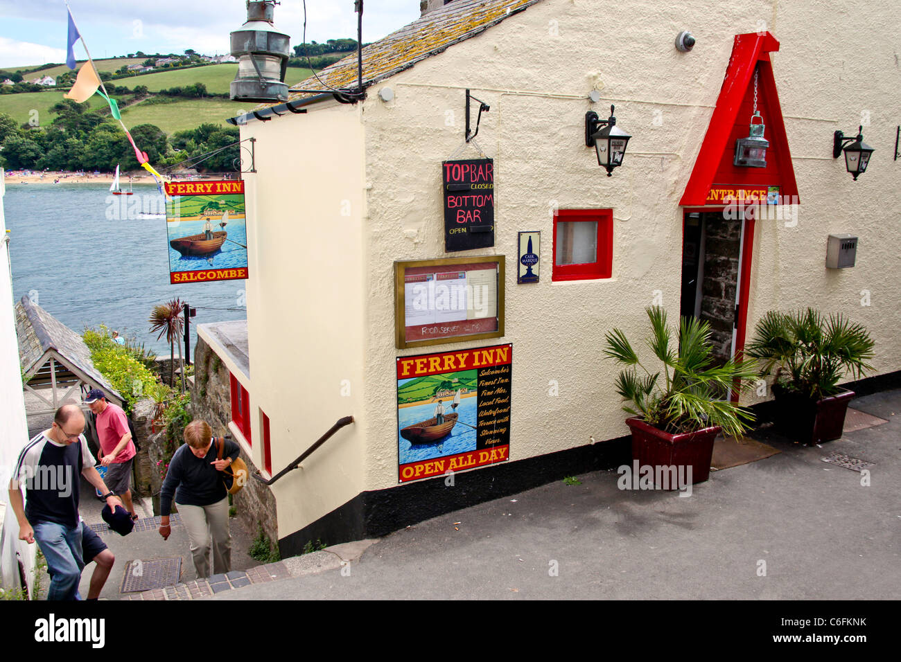 The Ferry Inn at Salcombe Devon England UK Stock Photo