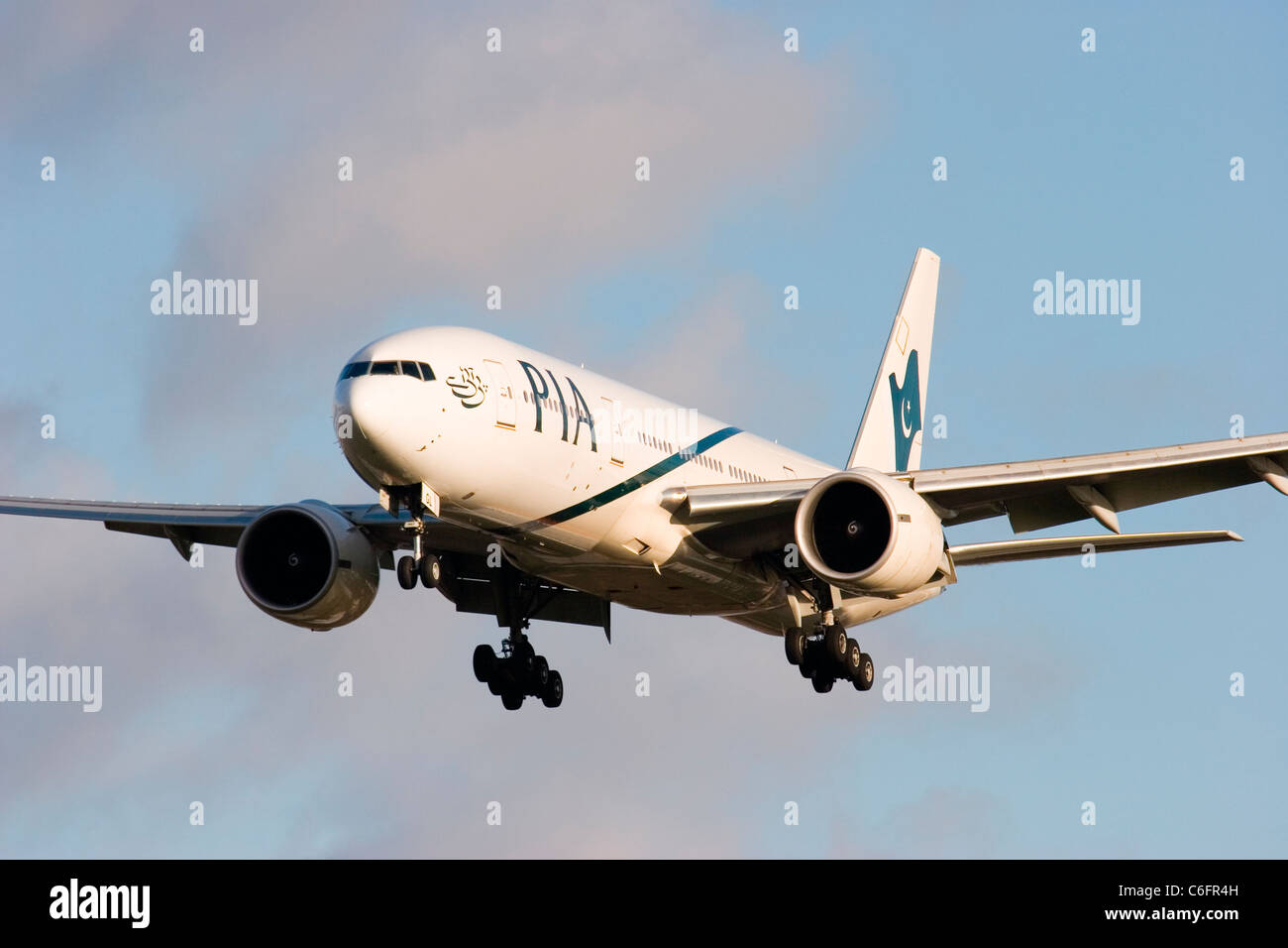 AP-BGL Pakistan International Airlines PIA Boeing 777-240/ER London Heathrow Stock Photo