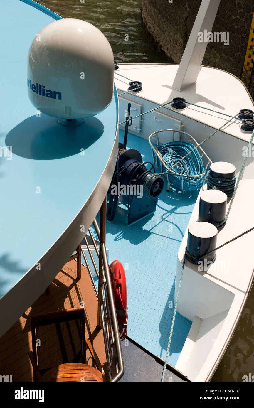 Ship Boat Deck Radar Dome Sunny Blue Cologne Koln Germany Europe Stock  Photo - Alamy