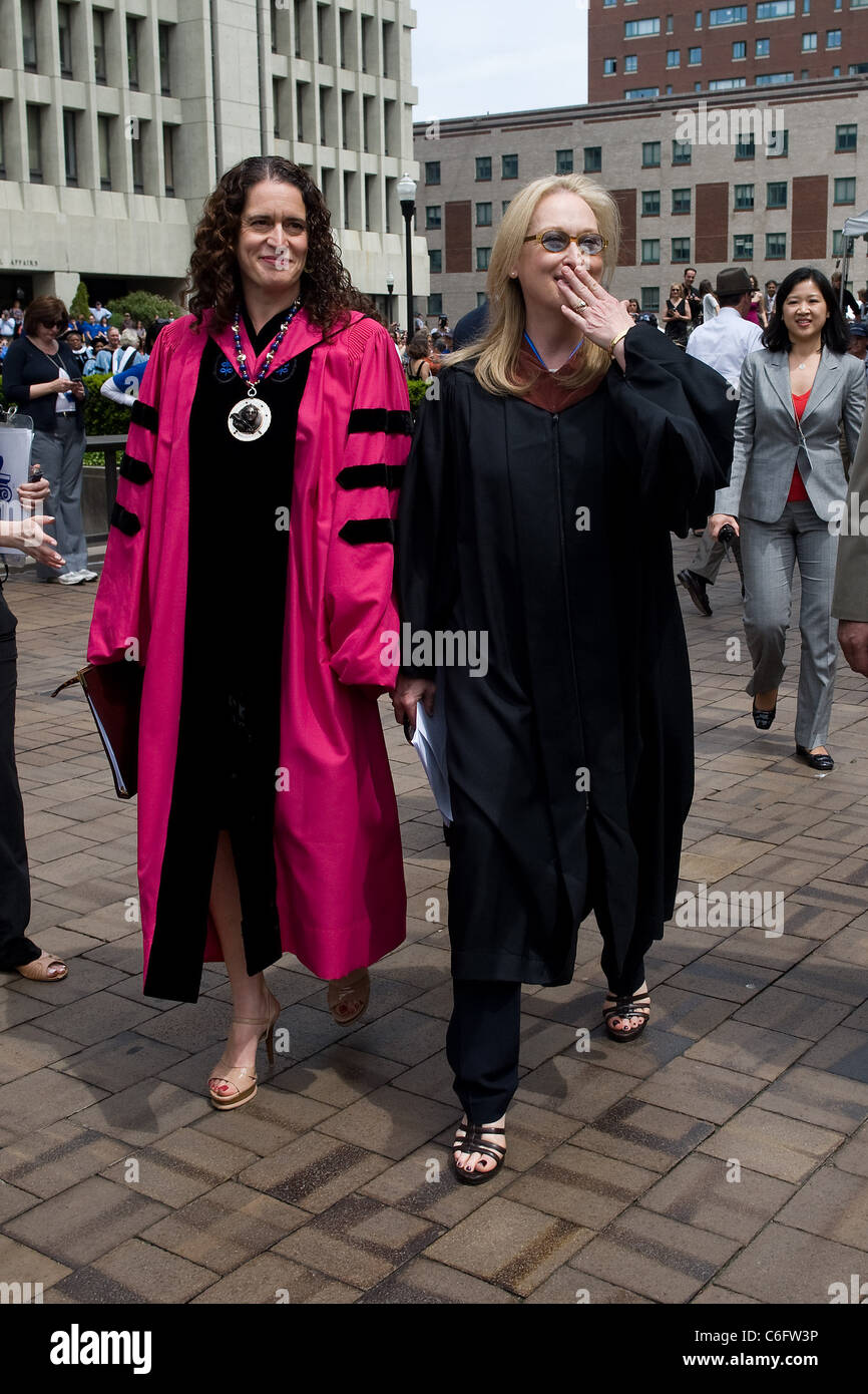 Barnard College President Debora L. Spar, Meryl Streep Meryl Streep
