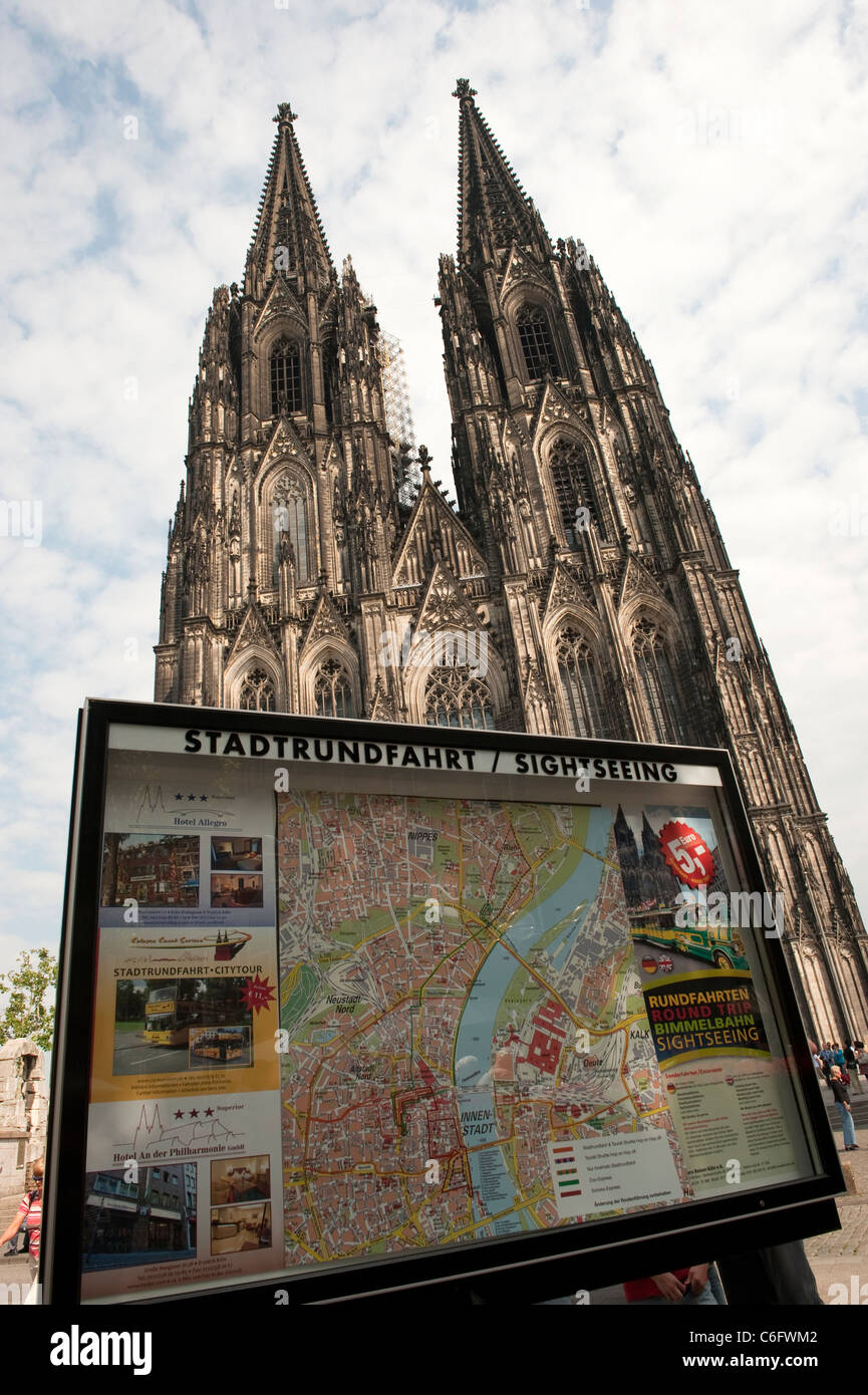 Cologne germany map hi-res stock photography and images - Alamy
