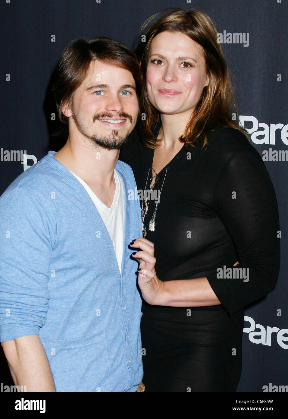 Jason Ritter and Marianna Palka NBC Universal's 'Parenthood' premiere screening held at the Director's Guild of America Los Stock Photo