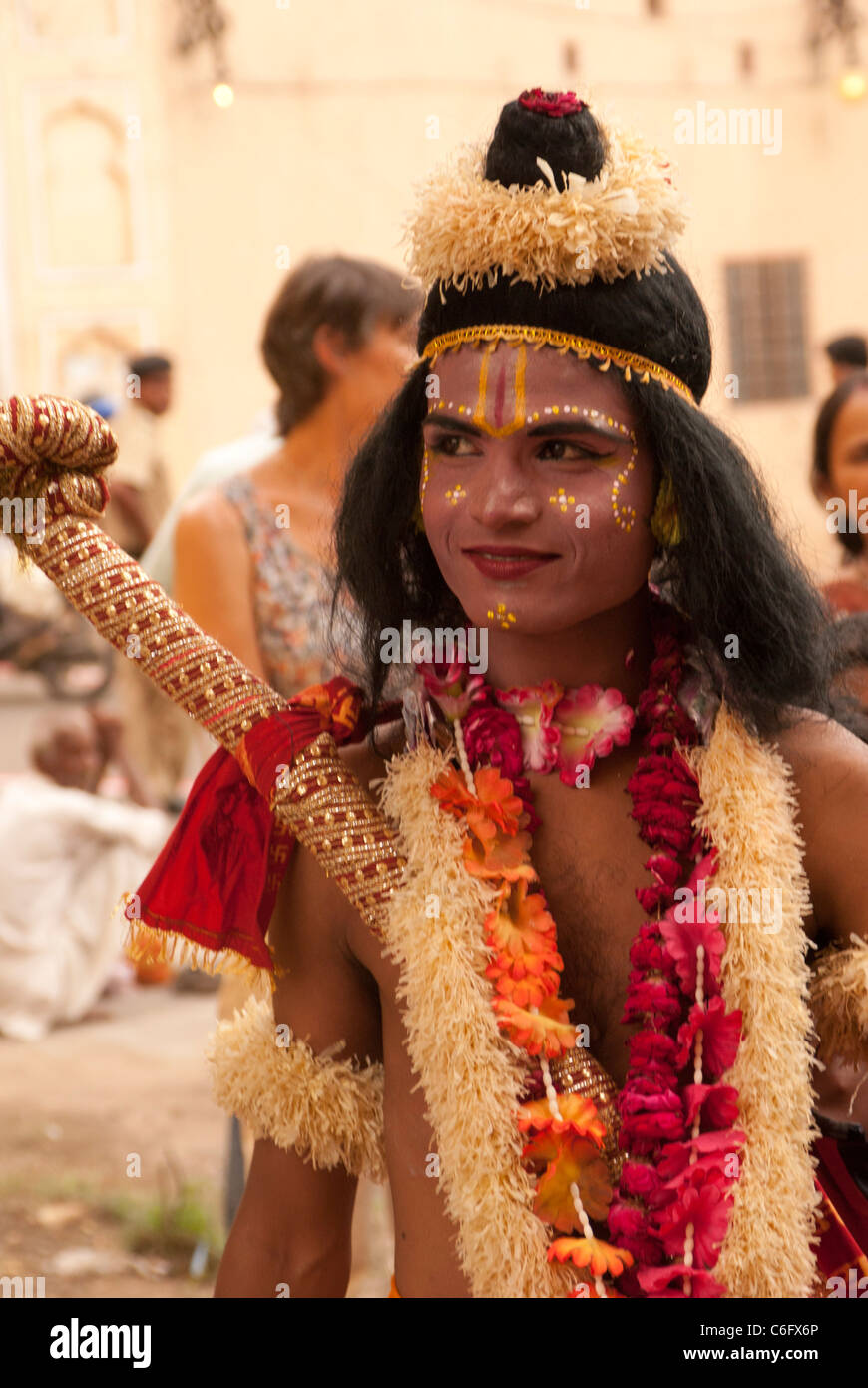 Teej Festival Jaipur India Stock Photo Alamy