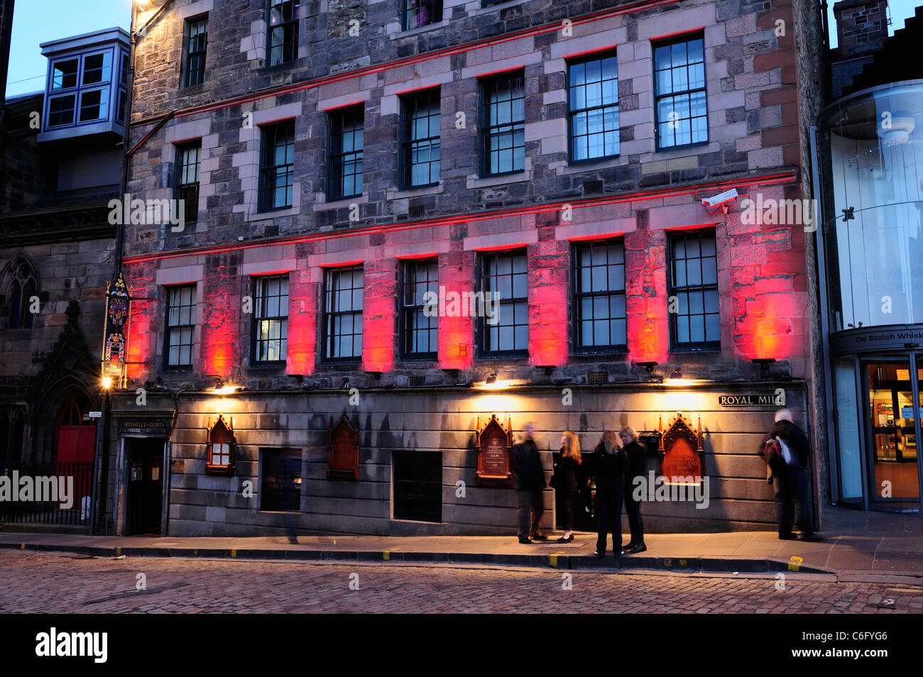 The Witchery Restaurant on the Royal Mile, Edinburgh, Scotland Stock Photo