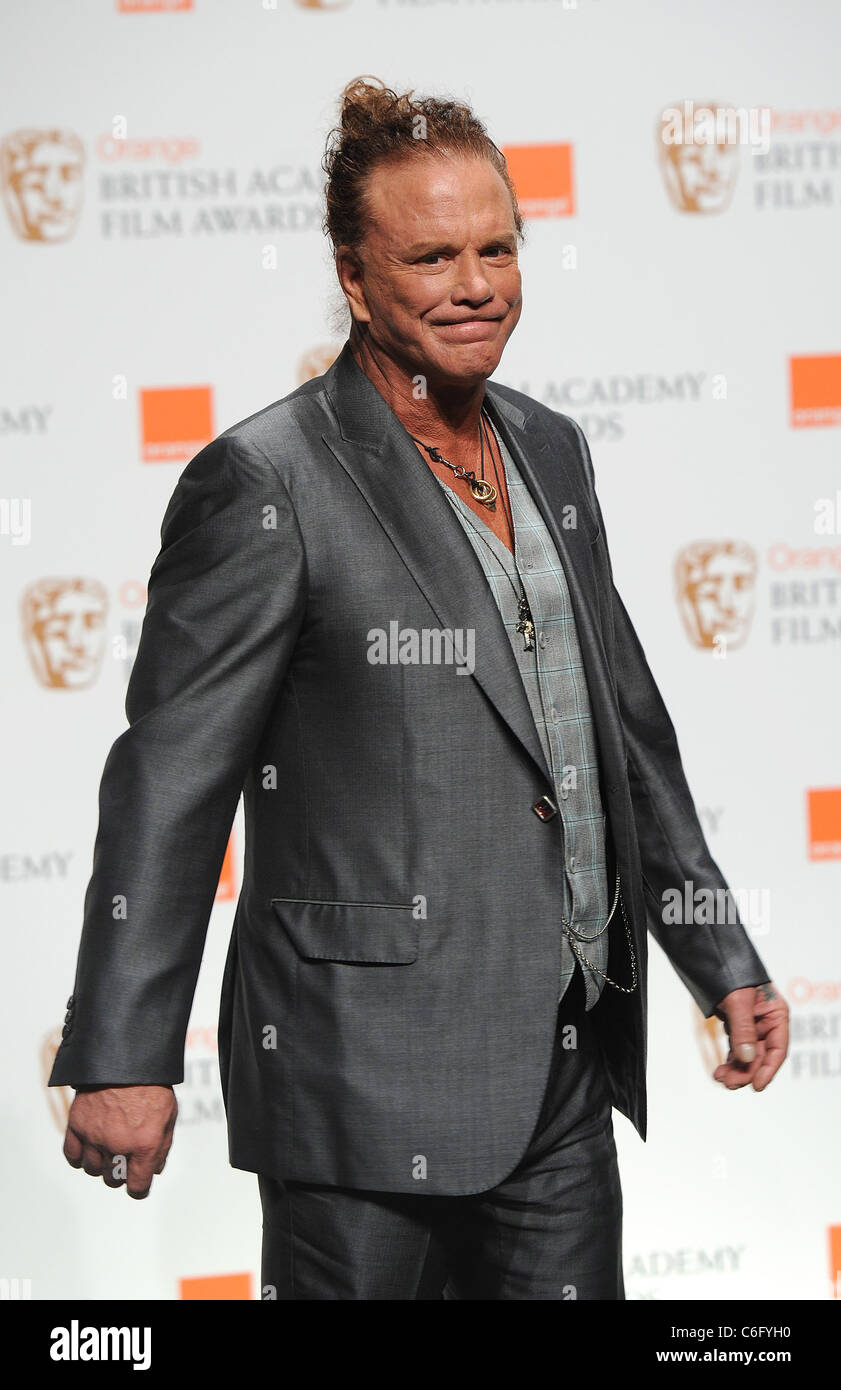 Mickey Rourke The Orange British Academy Film Awards (BAFTA Awards ...
