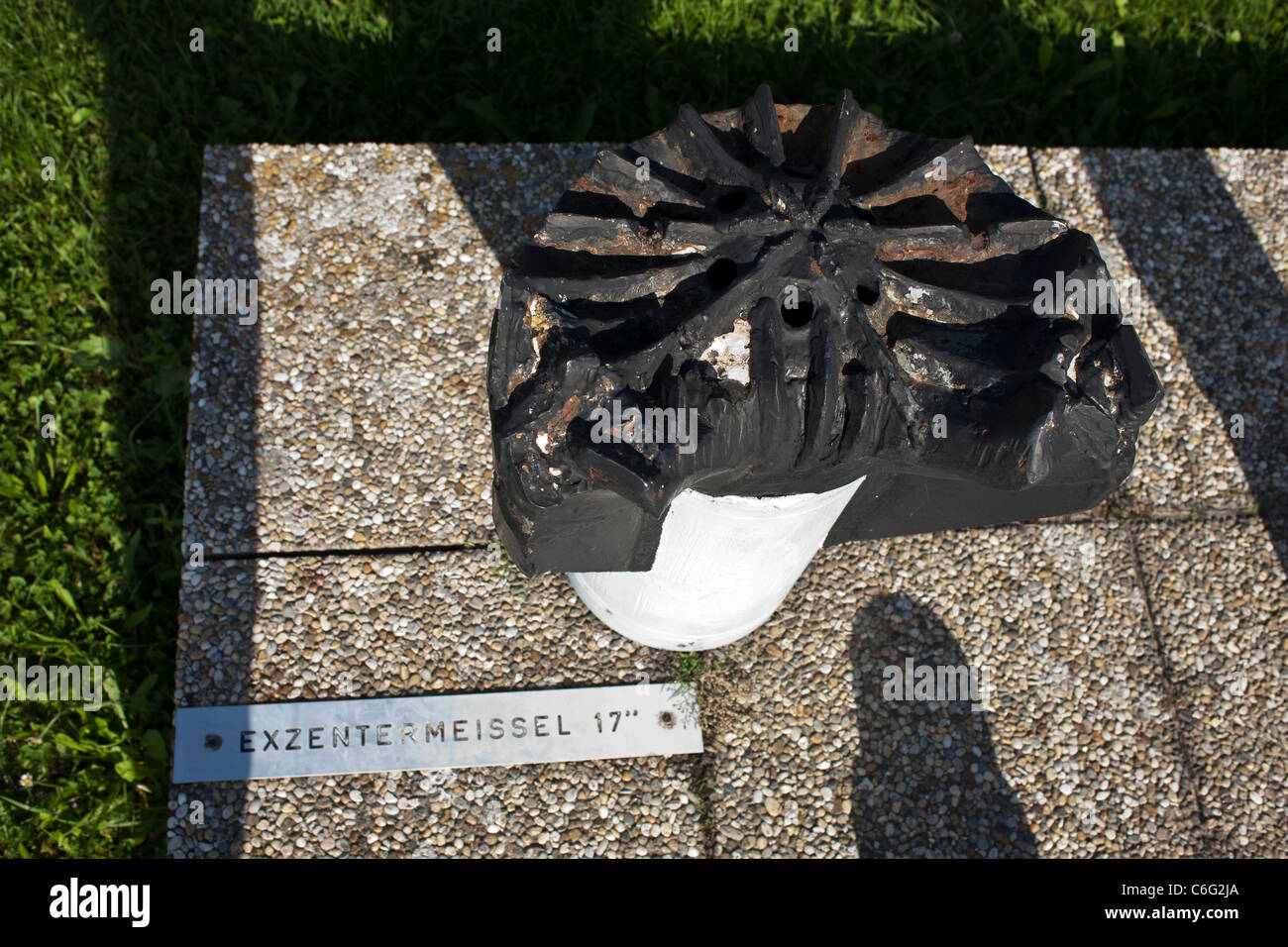 Eccentric drilling bit Stock Photo