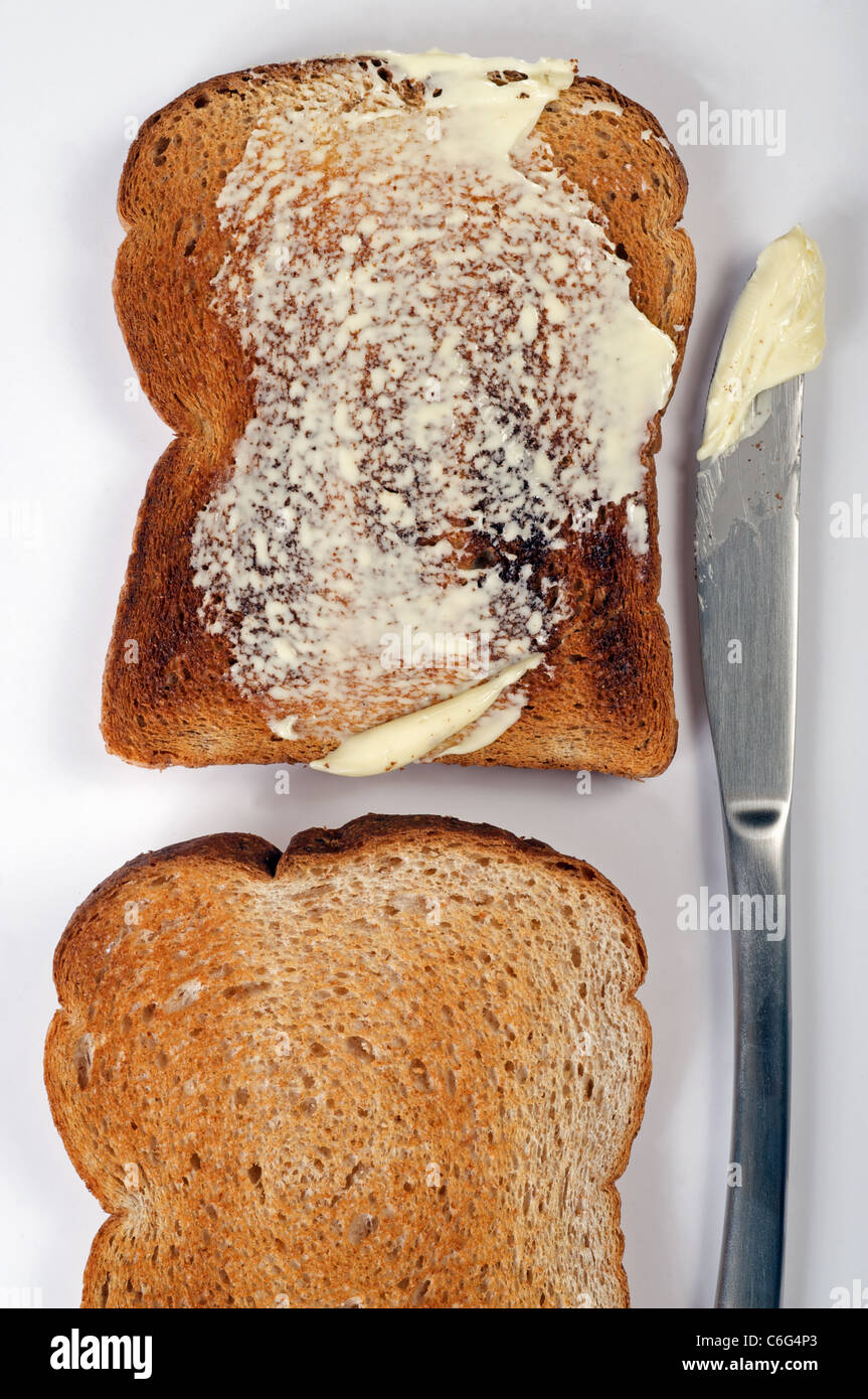 Wholemeal Brown Bread Buttered Toast Stock Photo Alamy Wholemeal Brown Bread Buttered Toast Stock Photo Alamy