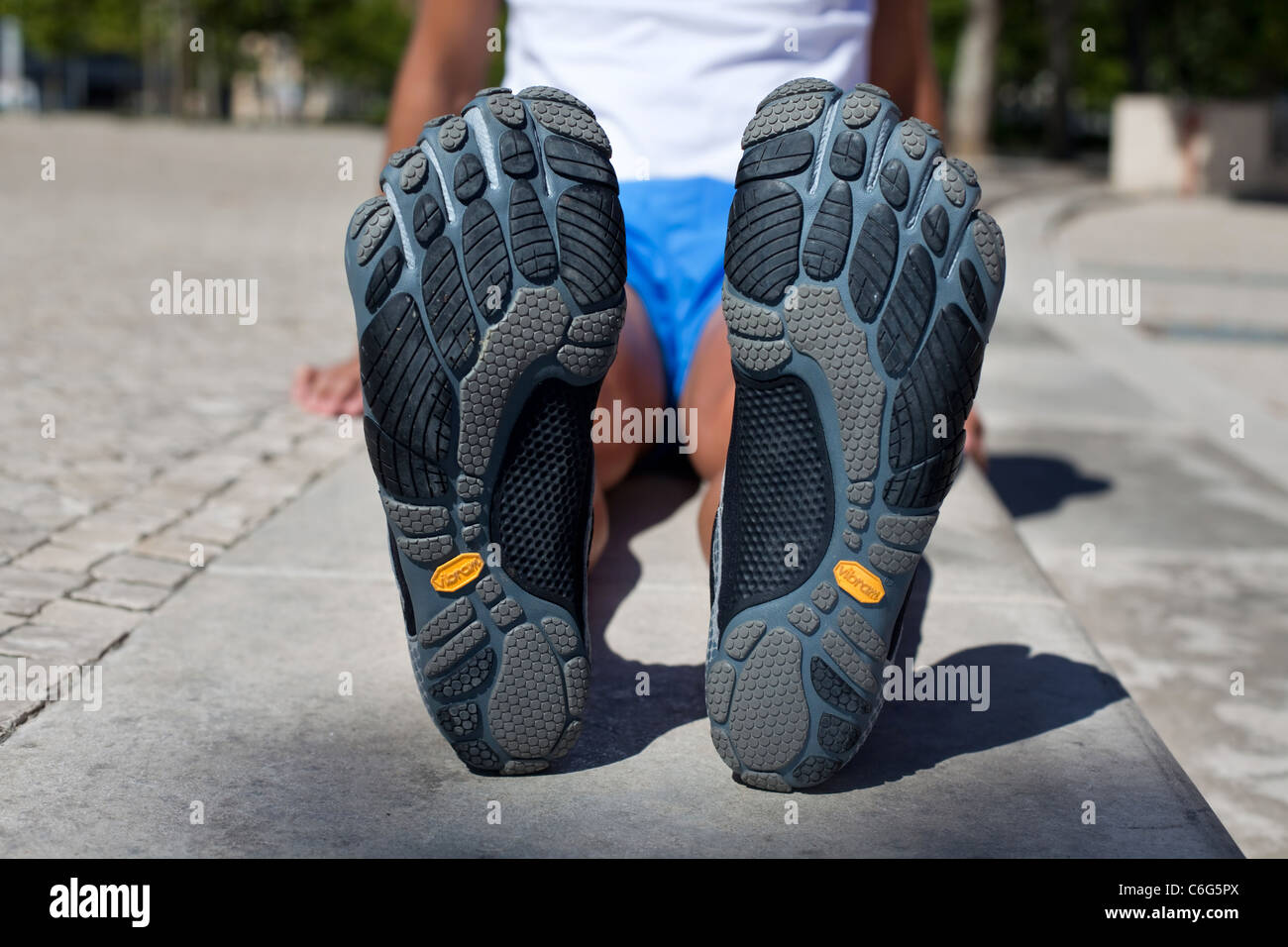 Vibram five fingers shoes hi-res stock photography and images - Alamy