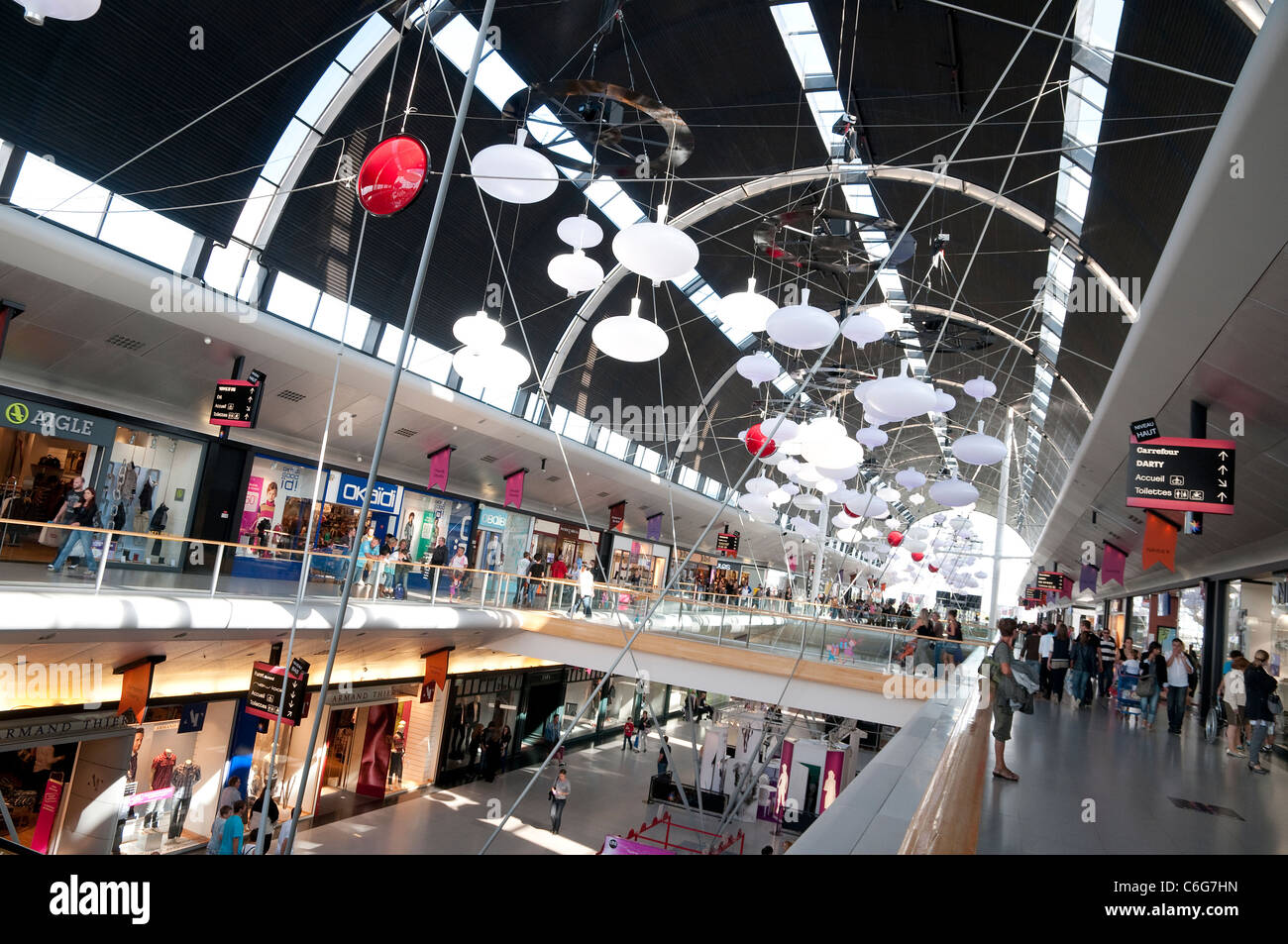 cite europe shopping centre, calais, france Stock Photo