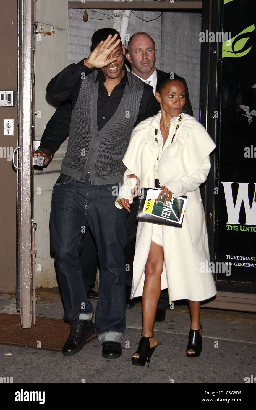 Will Smith and Jada Pinkett Smith The Broadway production of 'Fences ...