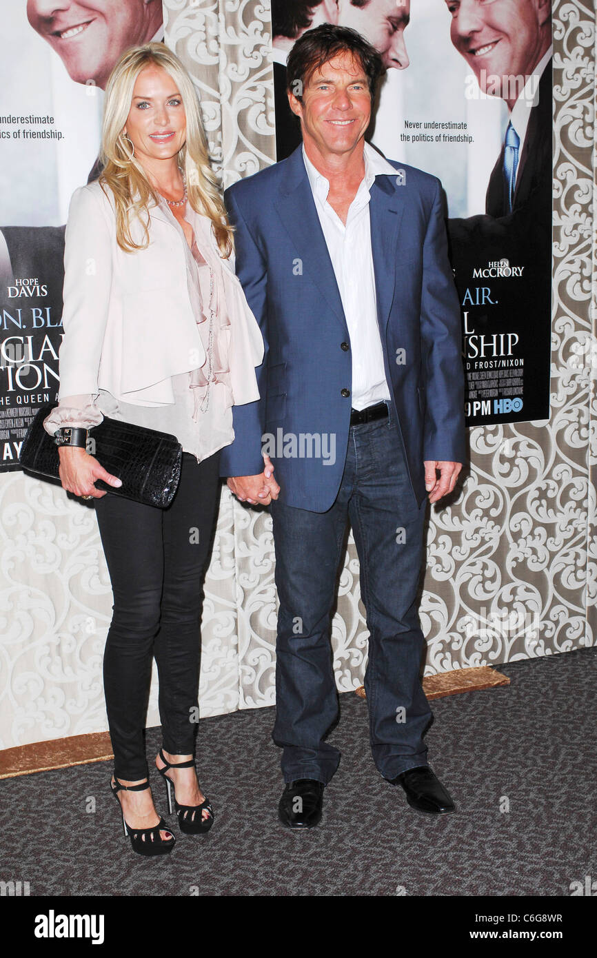 Kimberly Quaid and Dennis Quaid Los Angeles Premiere of HBO Films 'The