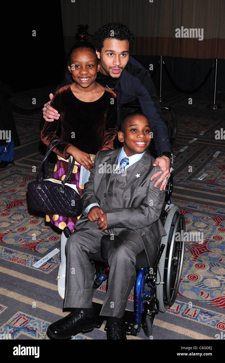 Corbin Bleu Children's Starlight Gala held at the Marriott Marquis hotel  New York City, USA - 04.03.10 Stock Photo - Alamy