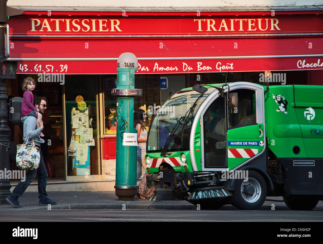 Paris Street Scene; France, Europe Stock Photo
