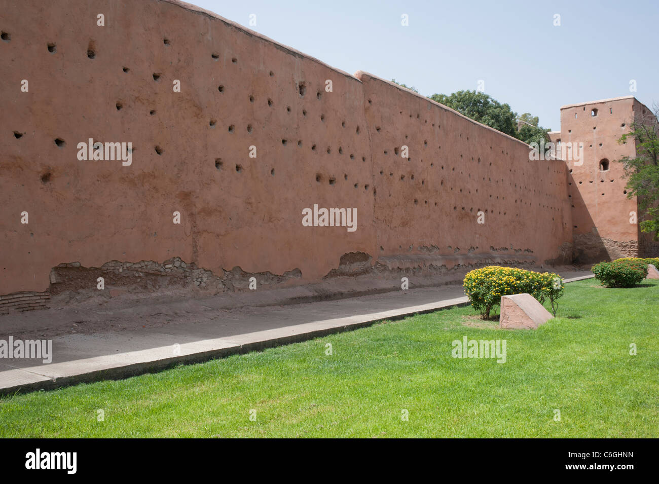The city walls of Marrakech, Morocco Stock Photo Alamy