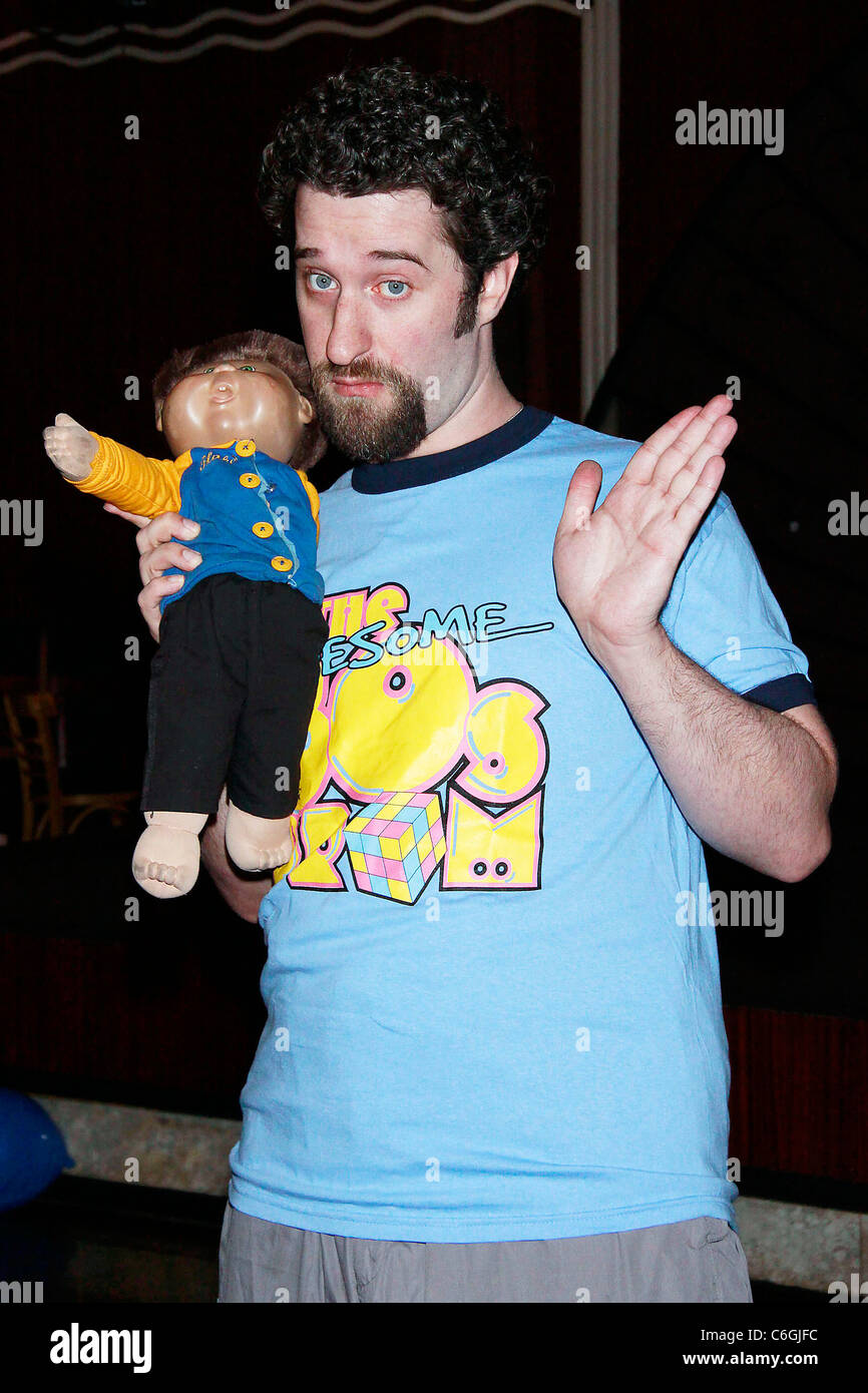 Dustin Diamond from the TV show Saved By The Bell rehearses for his appearance in the Off