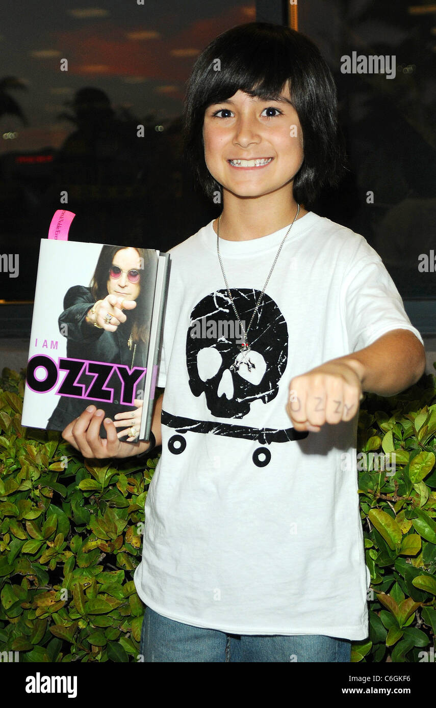 Fan Ozzy Osbourne Signs Copies Of His Book I Am Ozzy At Barnes
