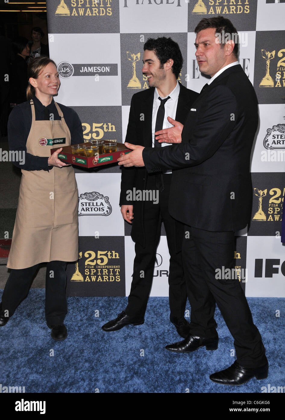 Tahar Rahim and Thomas Bidegain The 25th Film Independent Spirit awards ...