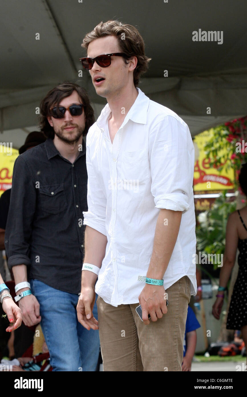 Matthew Gray Gubler at the 2010 Coachella Valley Music and Arts
