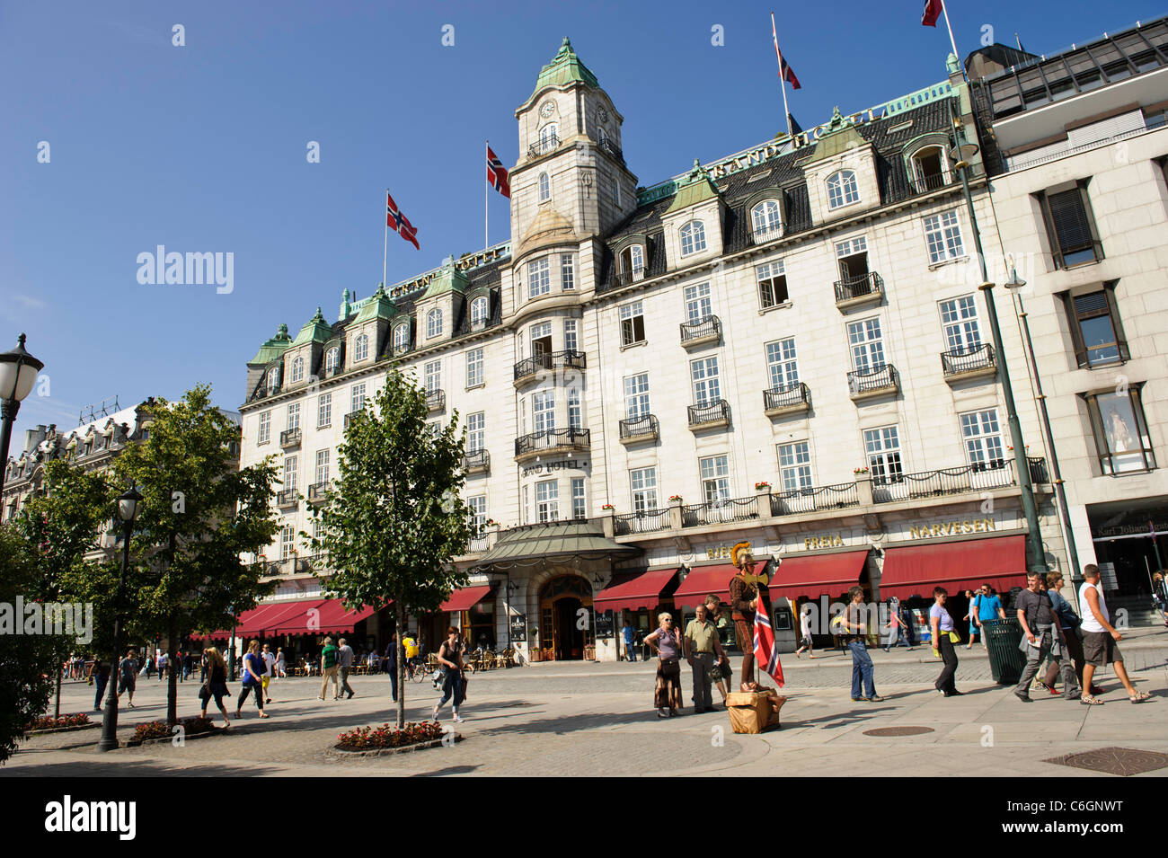 The Grand Hotel, Oslo Norway Stock Photo Alamy
