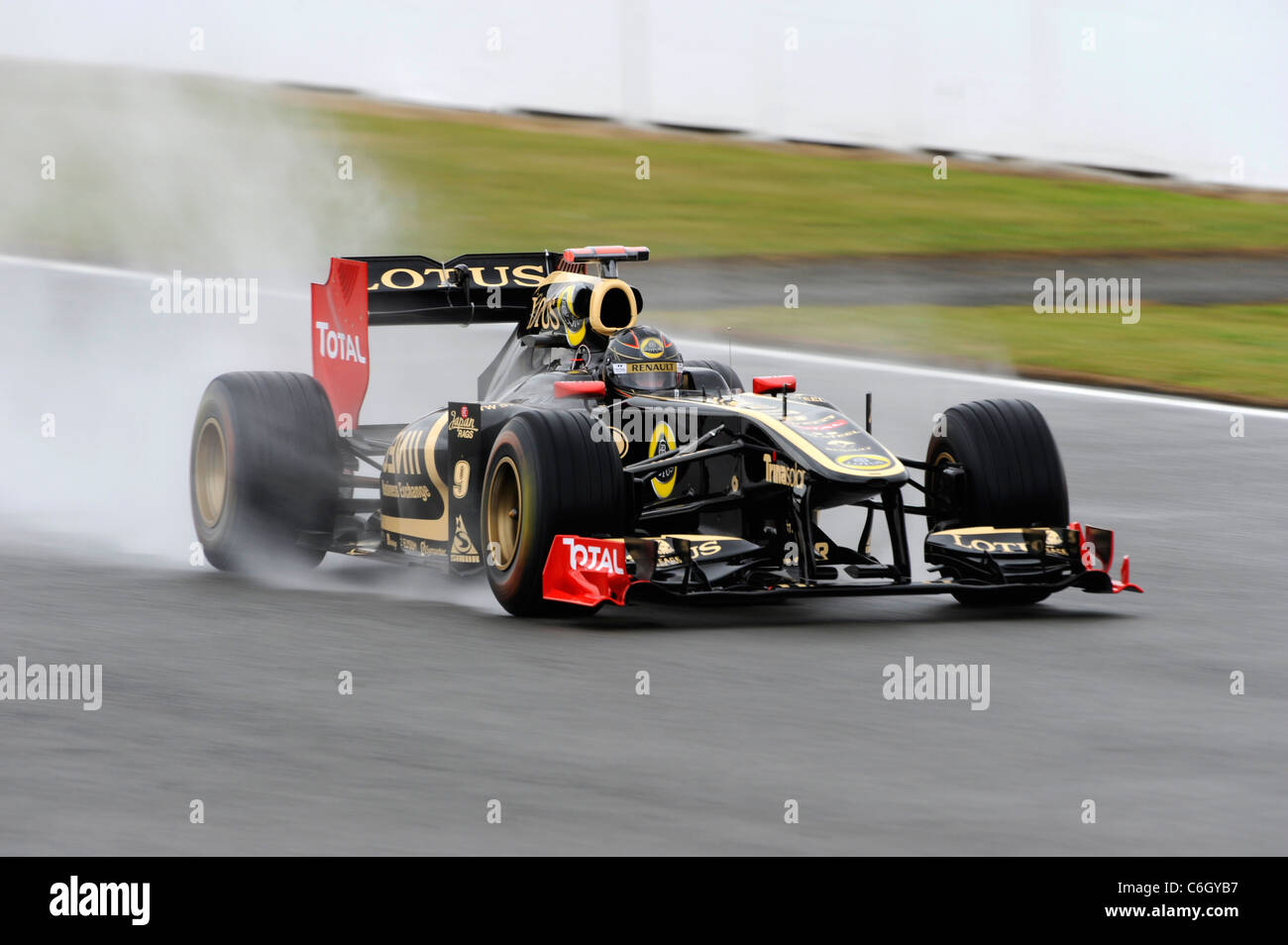 Nick Heidfeld in British Grand Prix Stock Photo