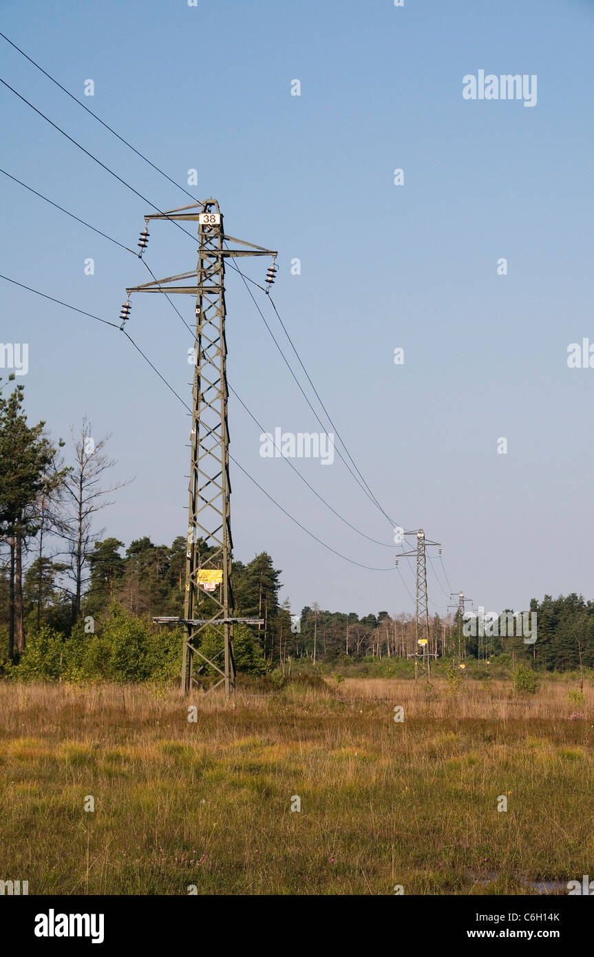 Overhead Power Lines Uk High Resolution Stock Photography and Images