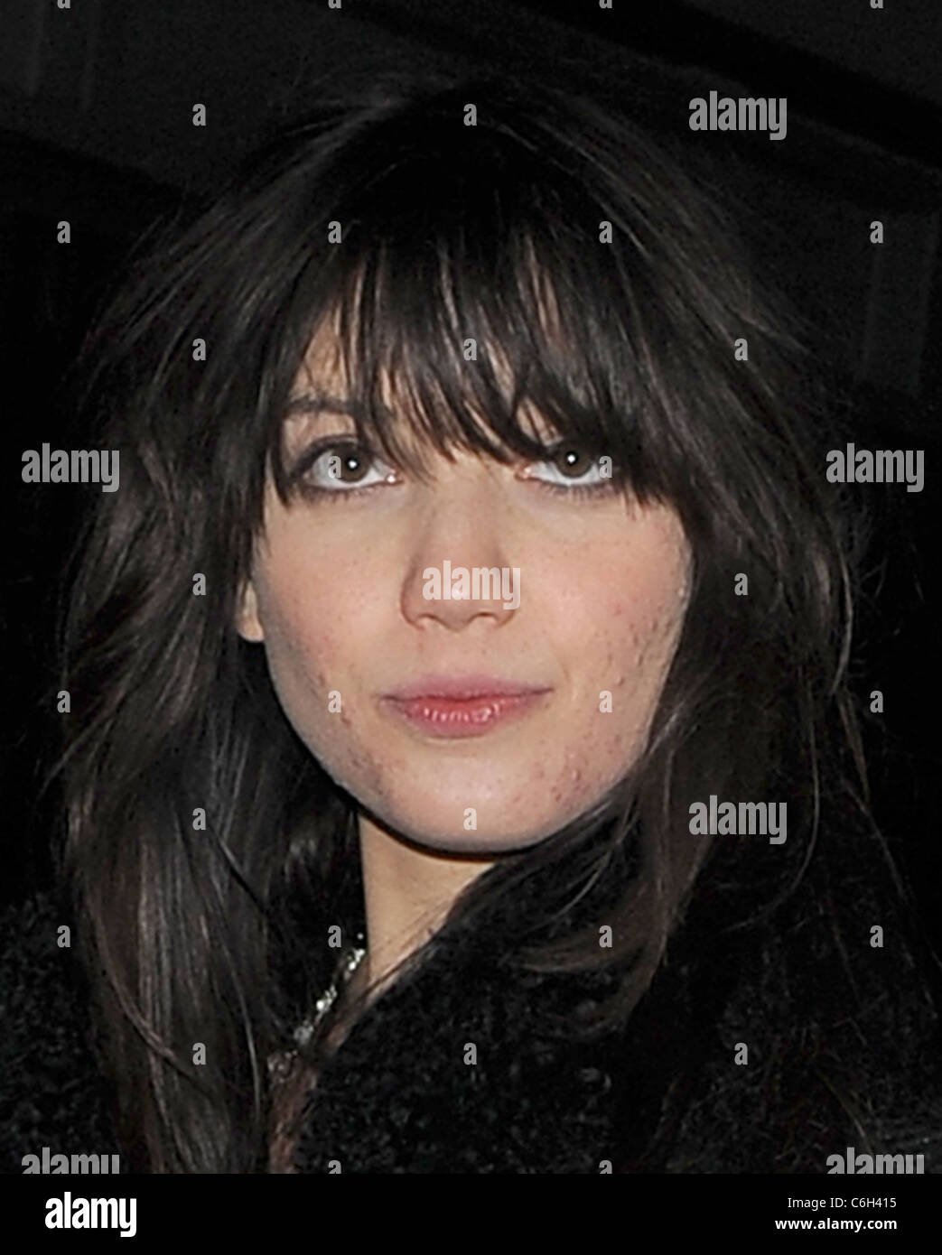 Daisy Lowe leaving the Banksy Exit Through the Gift Shop film premiere