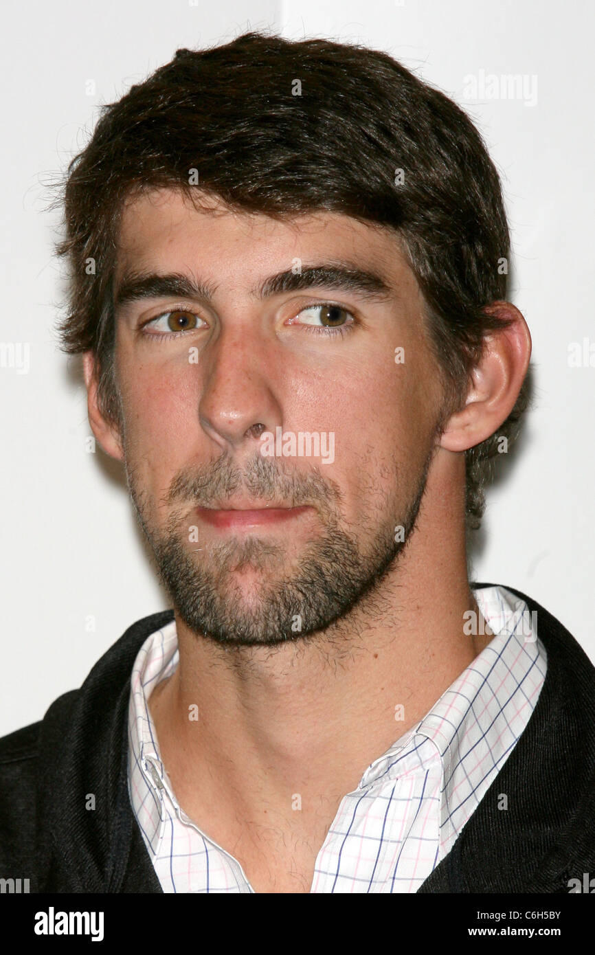 Olympic gold medalist Michael Phelps visits Macy's Herald Square New