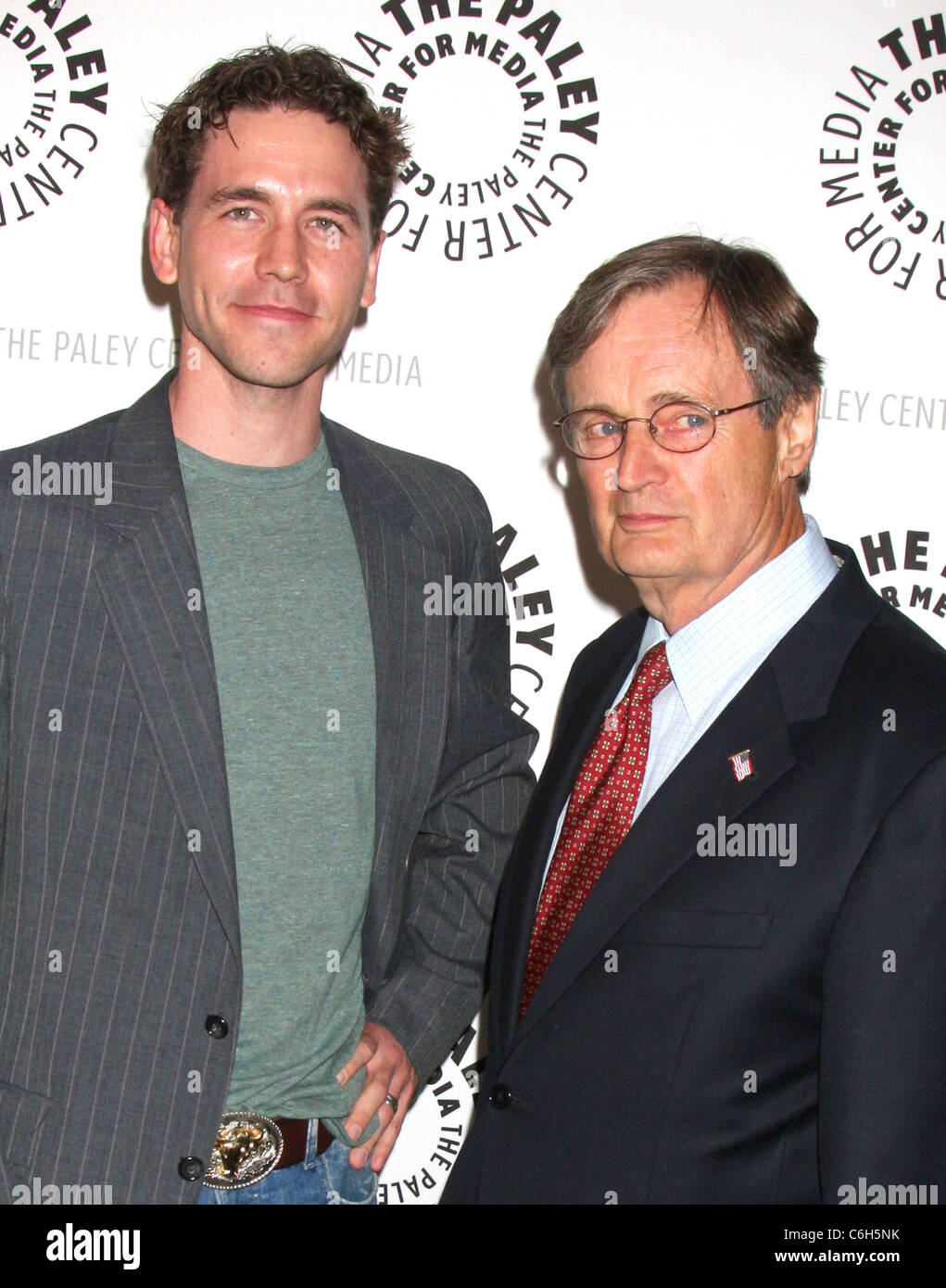 Brian Dietzen and David McCallum The 27th annual PaleyFest presents 'NCIS' at the Saban Theatre Los Angeles, California - Stock Photo