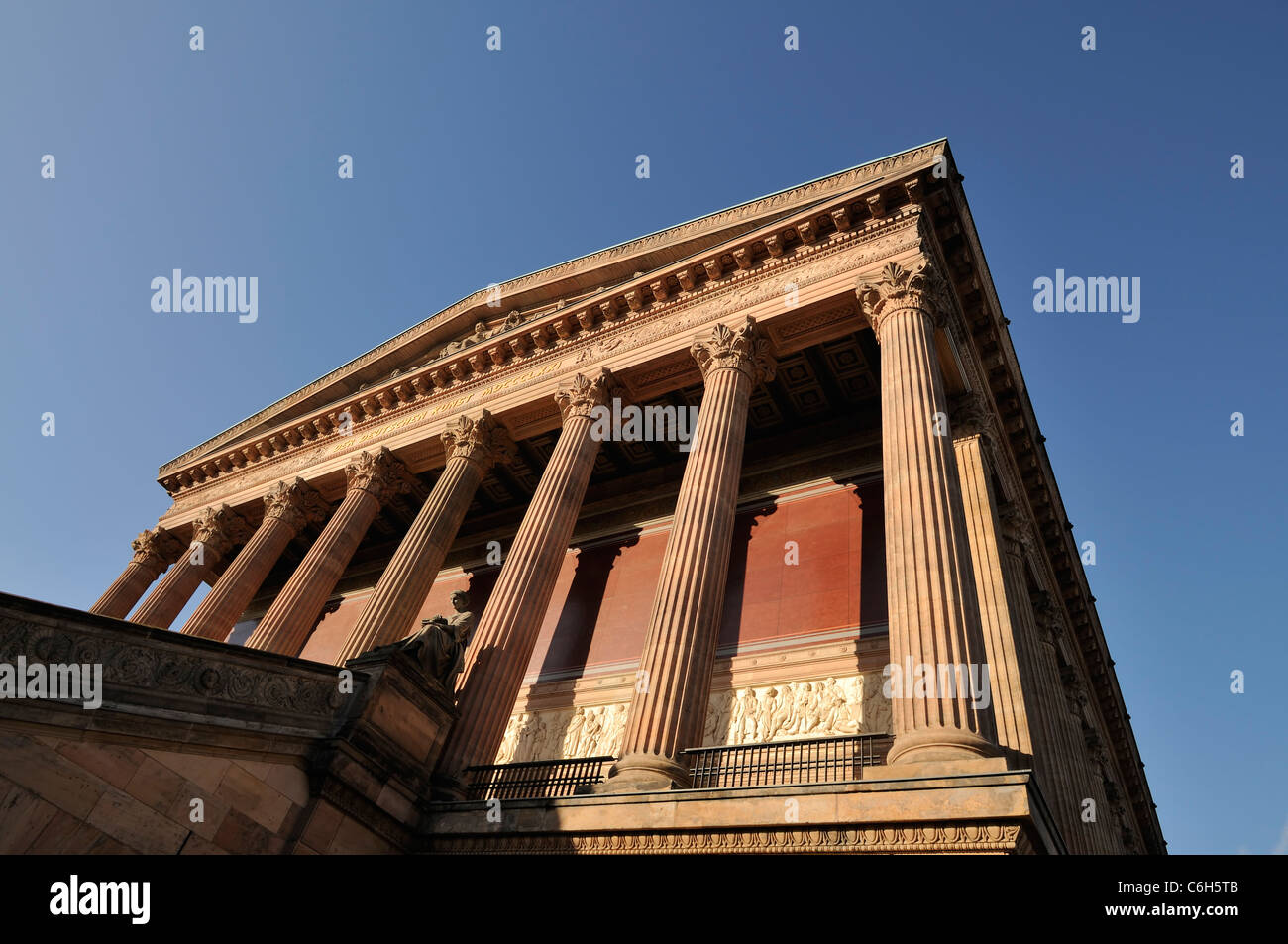 Old National Gallery in Berlin, Museum Island, Germany. Stock Photo