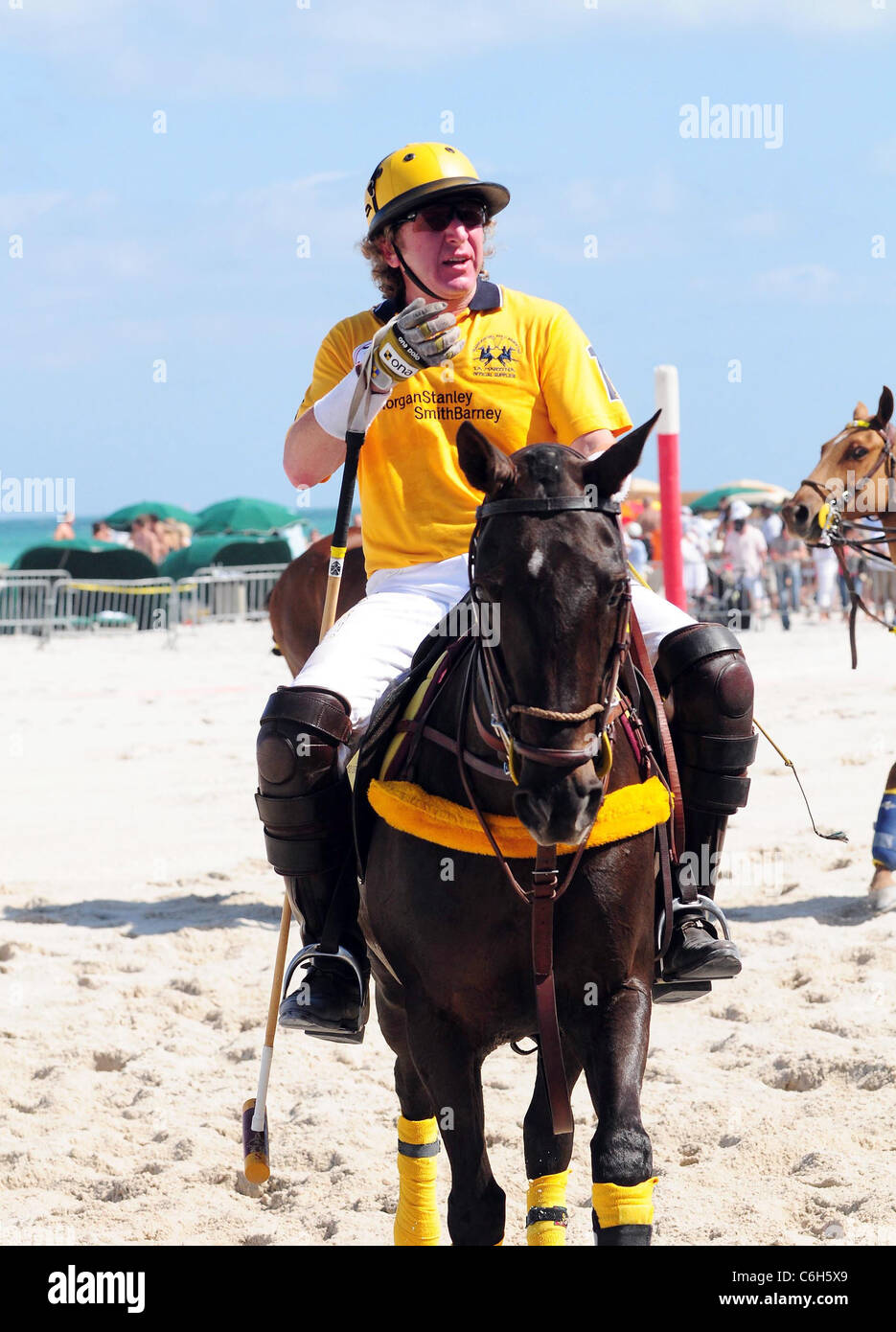 Polo player Simon Garber participate in the 2010 AMG South Beach Men ...