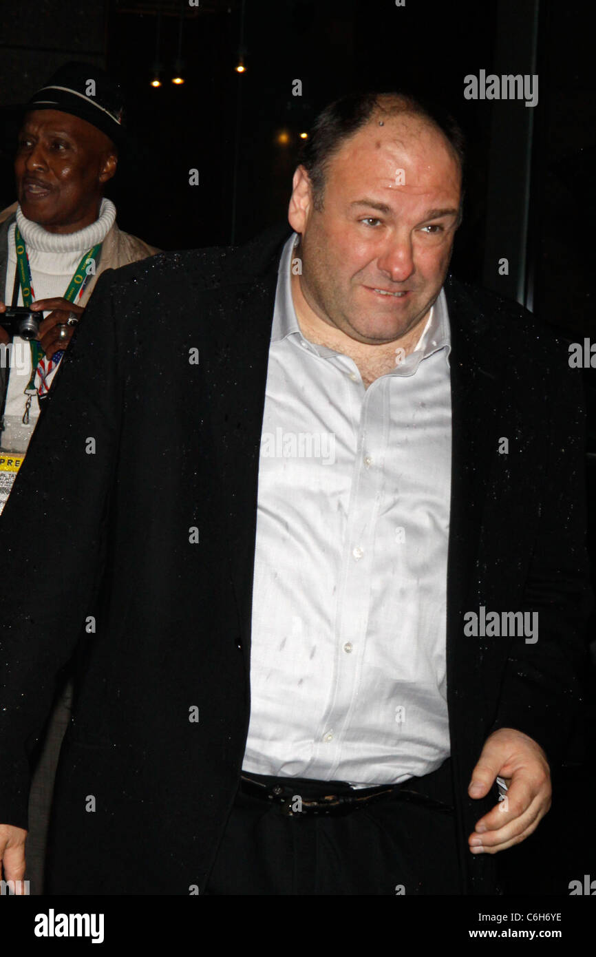James Gandolfini Opening night of the Broadway production 'August