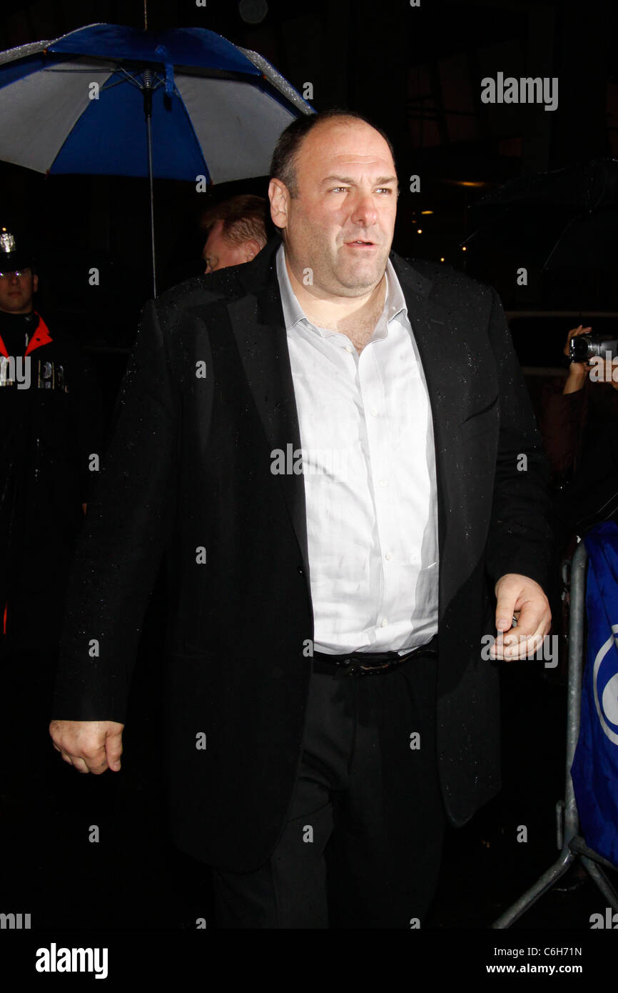 James Gandolfini Opening night of the Broadway production 'August