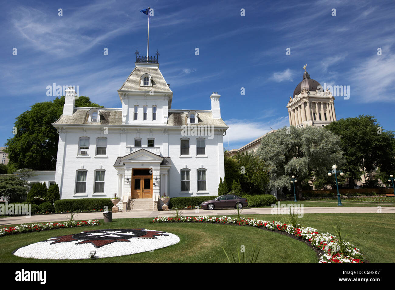 government house residence of the lieutenant governor in front of the