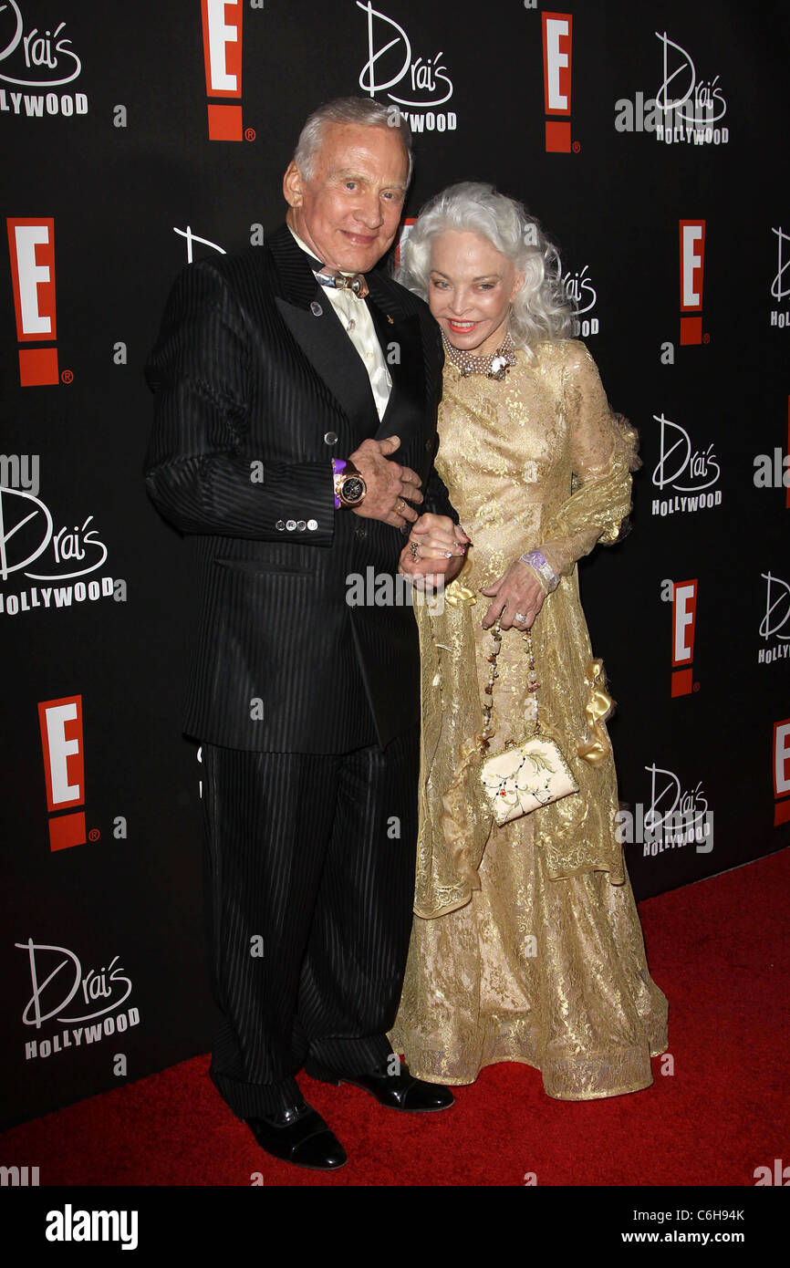 Buzz Aldrin Aldrin and wife Lois Driggs Cannon E! Oscar Viewing and