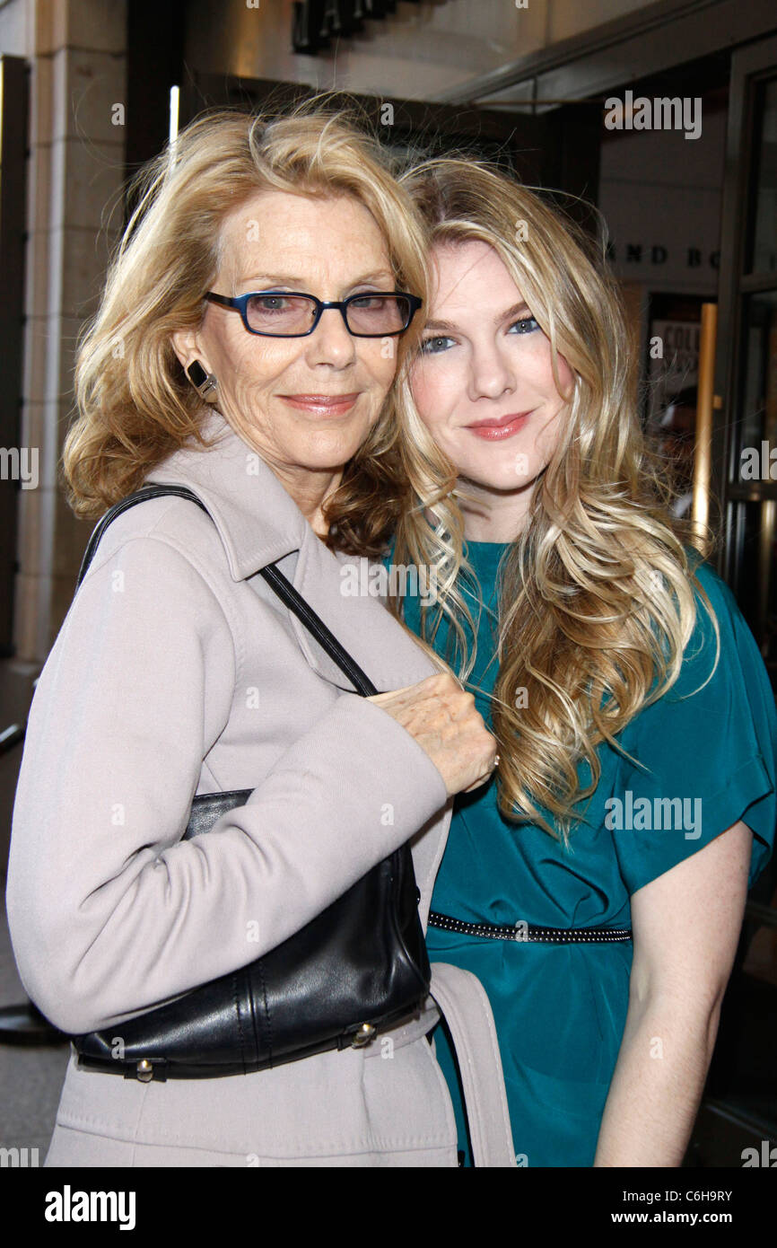 Tilly Raabe Jill Clayburgh and Lily Rabe Opening night of the Manhattan Theatre ...