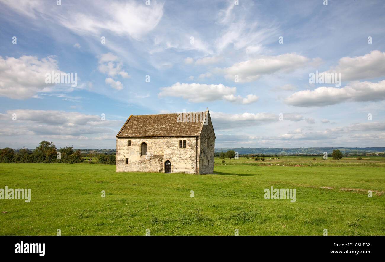 The Abbot's Fish House in Meare on the Somerset Levels Stock Photo