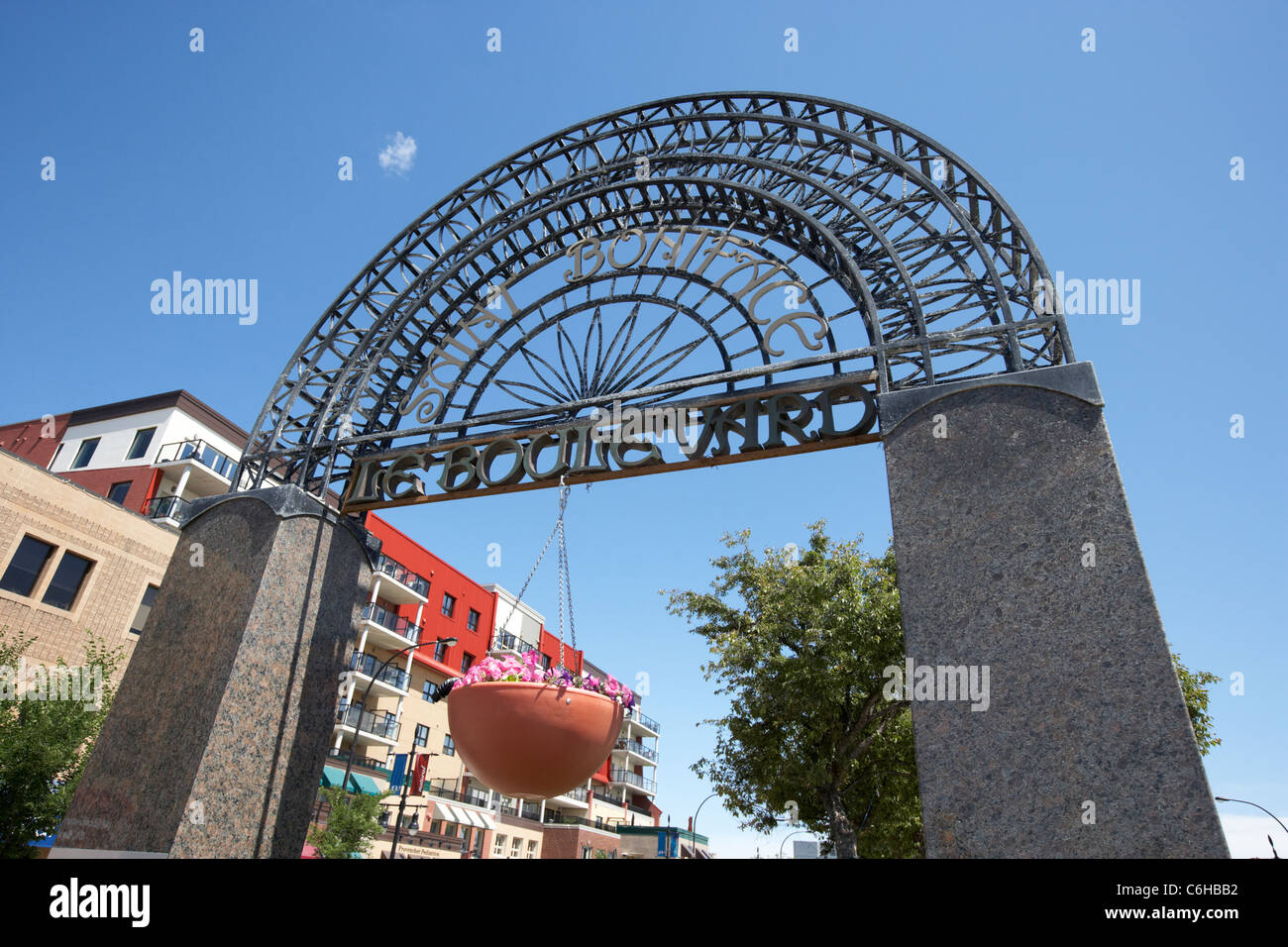 Canada Manitoba Winnipeg French Quarter Stock Photos Canada