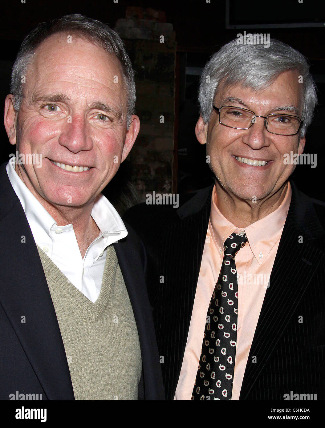 John Getz And Geoffrey Cowan Opening Night After Party For Top Secret The Battle For The Pentagon Papers Held At Phebes New Stock Photo Alamy