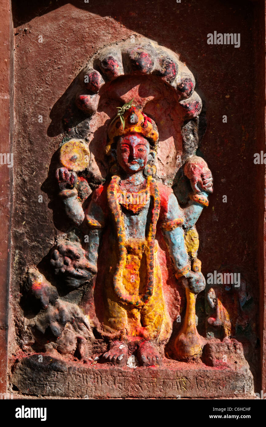 Sculpture in Kathmndu, Nepal Stock Photo