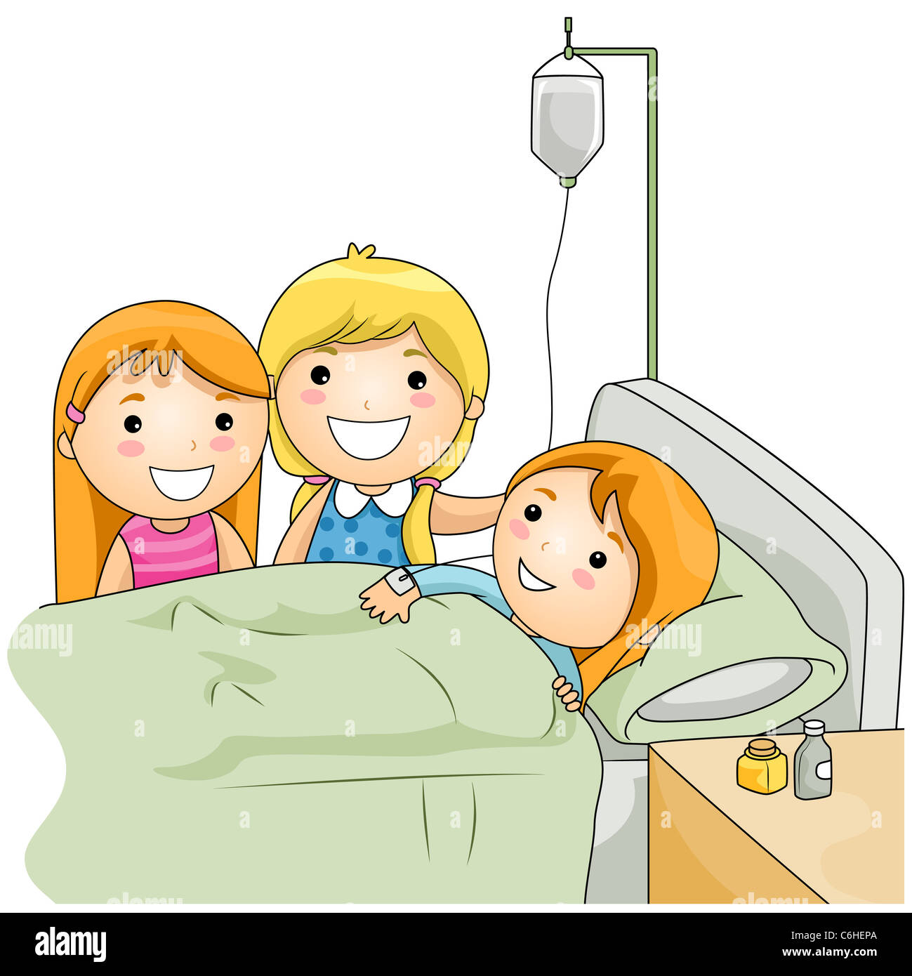 Visiting The Sick Clipart
