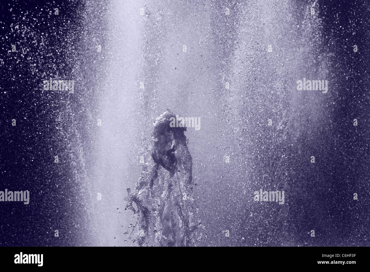 splashes of water in fountain Stock Photo