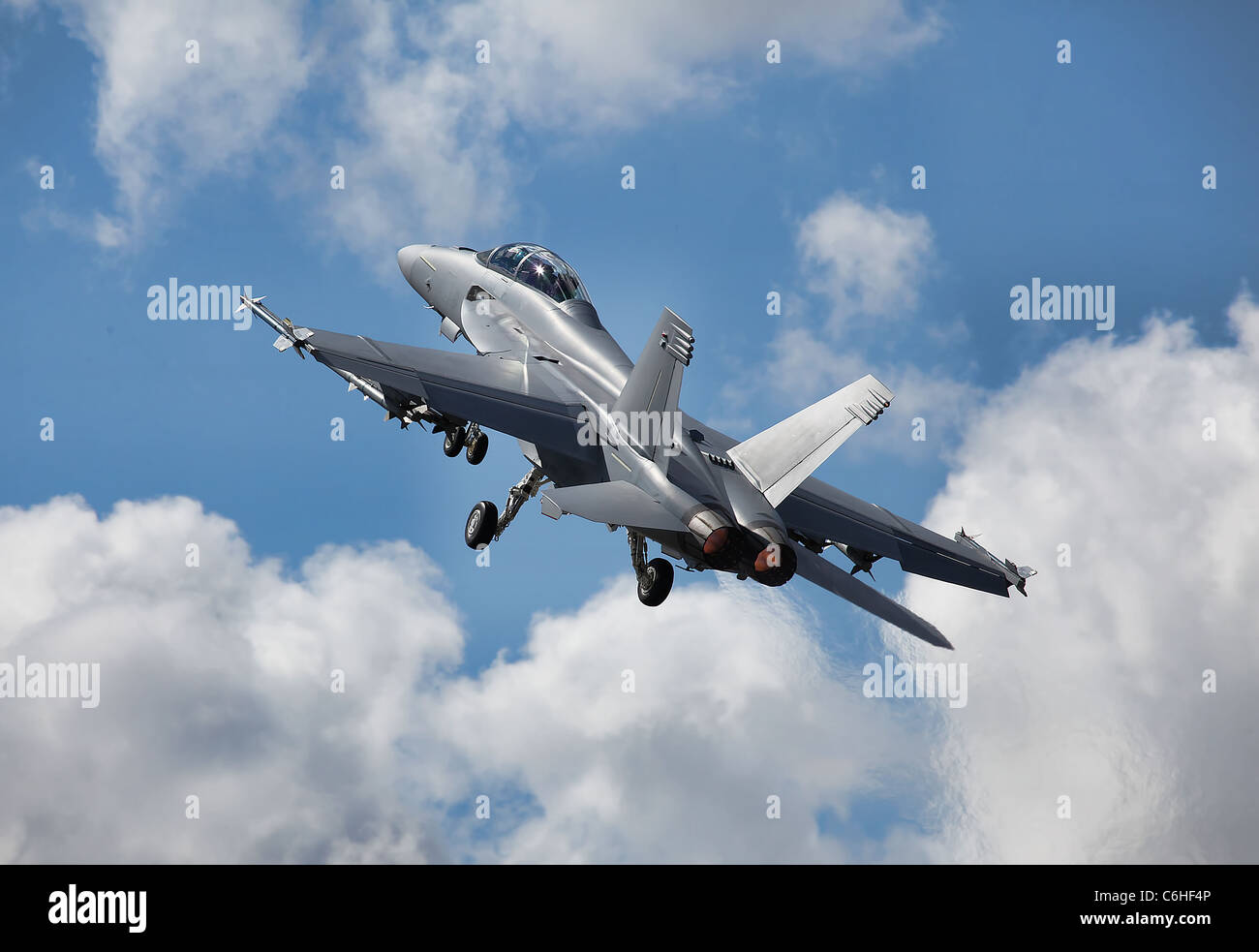 US Navy's F/A-18E Super Hornet Stock Photo