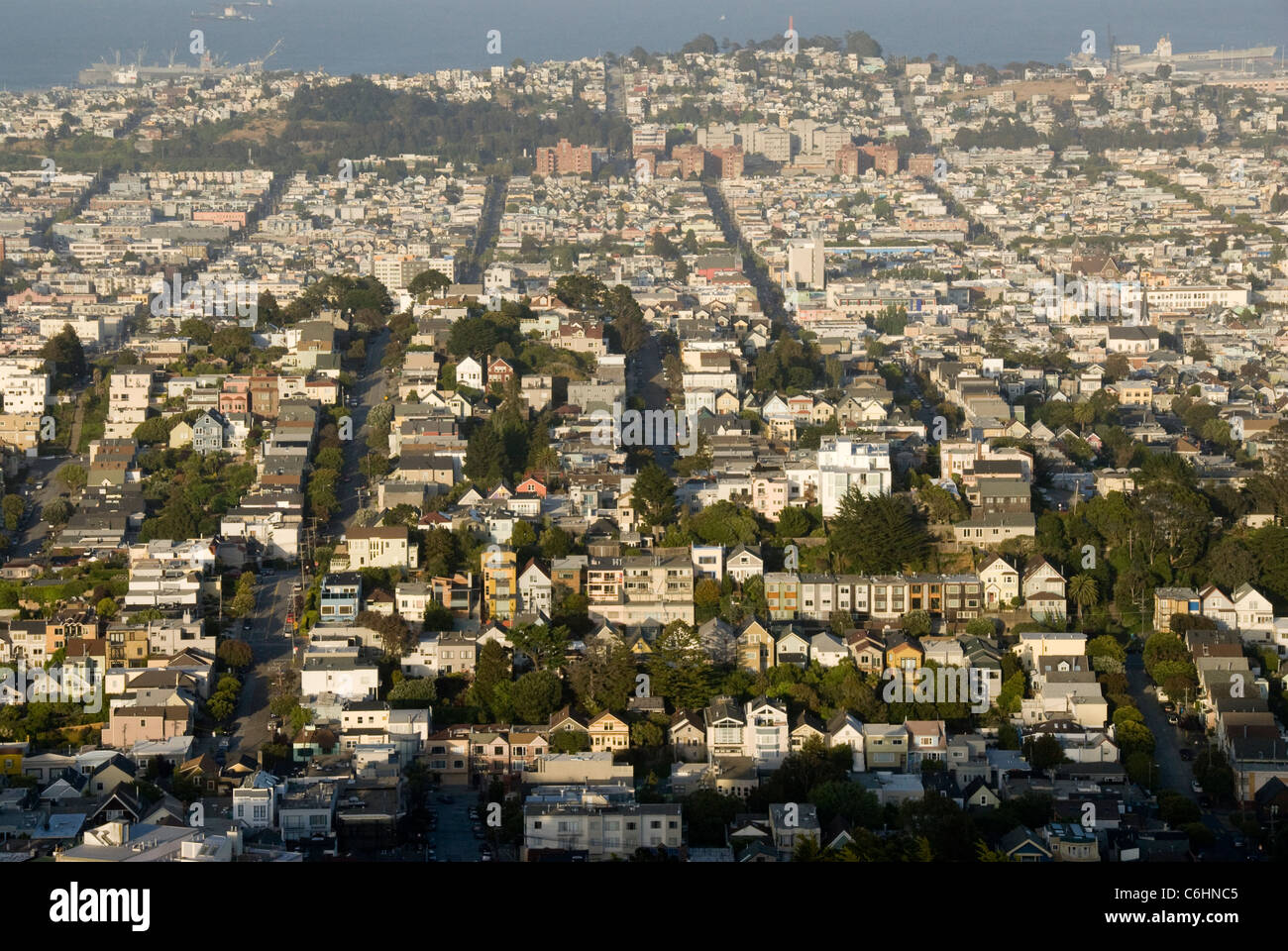 Suburbs Noe Valley and Mission District, San Francisco, Califonia, USA Stock Photo Alamy